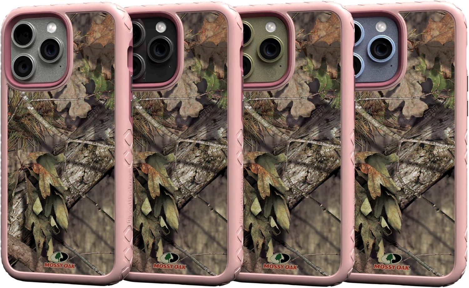 image:imagecellhelmet Mossy Oak Terra Gila DualLayer Case in Gray Designed for iPhone 13 Pro Max Shock amp Drop Proof Durable As Seen on Shark TankBreakup Country Pink Magnolia