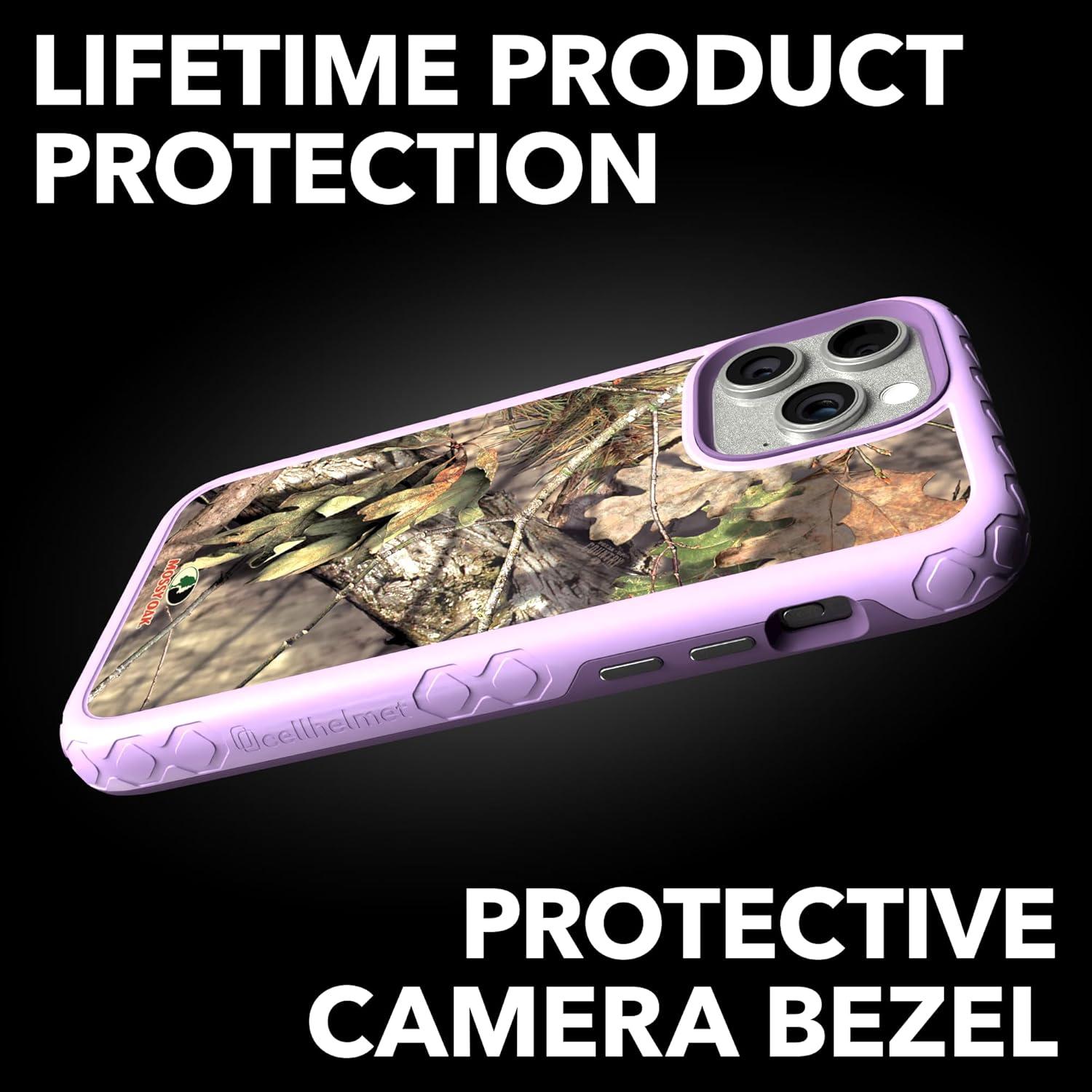 image:imagecellhelmet Mossy Oak Terra Gila DualLayer Case in Gray Designed for iPhone 13 Pro Max Shock amp Drop Proof Durable As Seen on Shark TankBreakup Country Lilac Blossom Purple