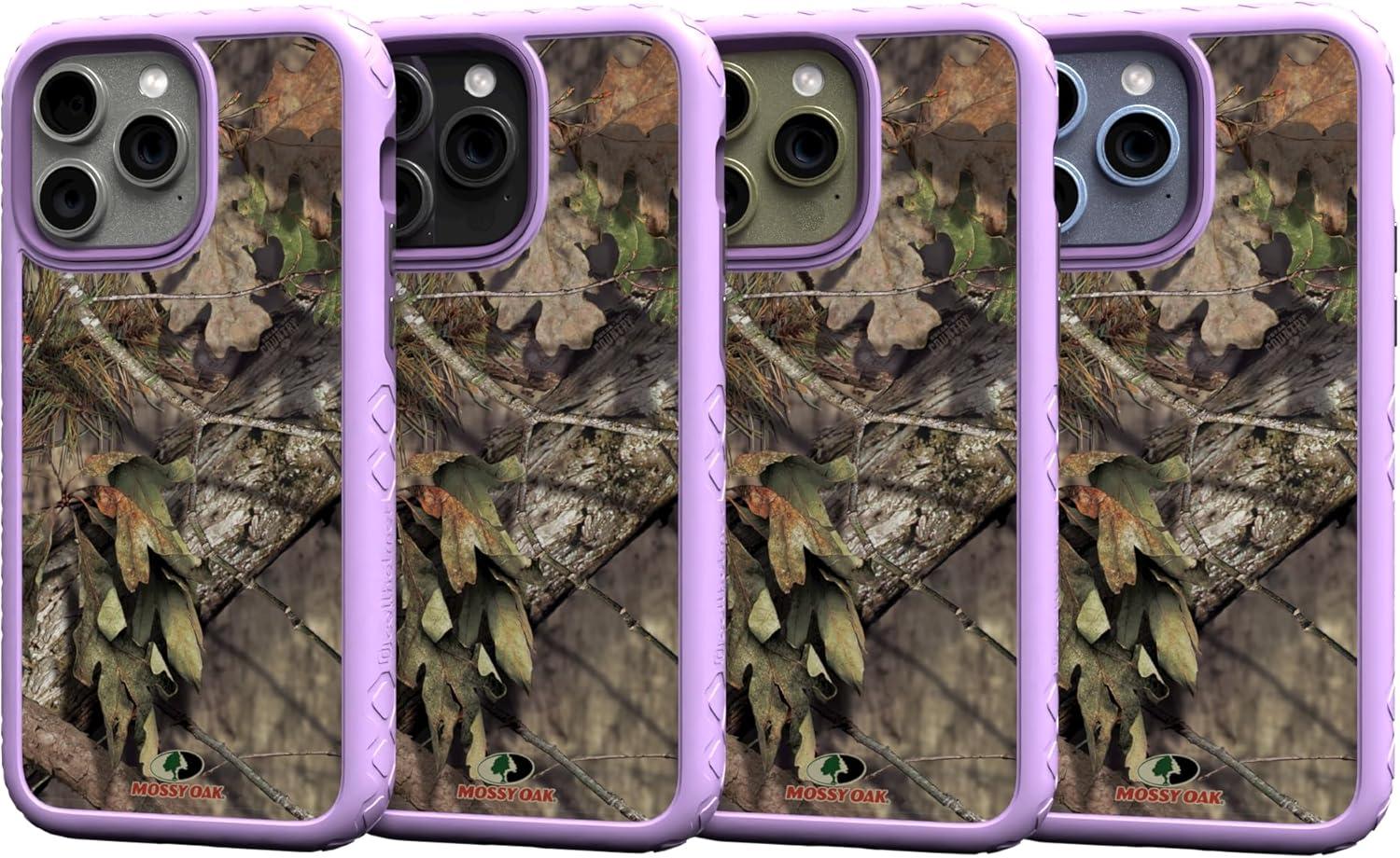 image:imagecellhelmet Mossy Oak Terra Gila DualLayer Case in Gray Designed for iPhone 13 Pro Max Shock amp Drop Proof Durable As Seen on Shark TankBreakup Country Lilac Blossom Purple