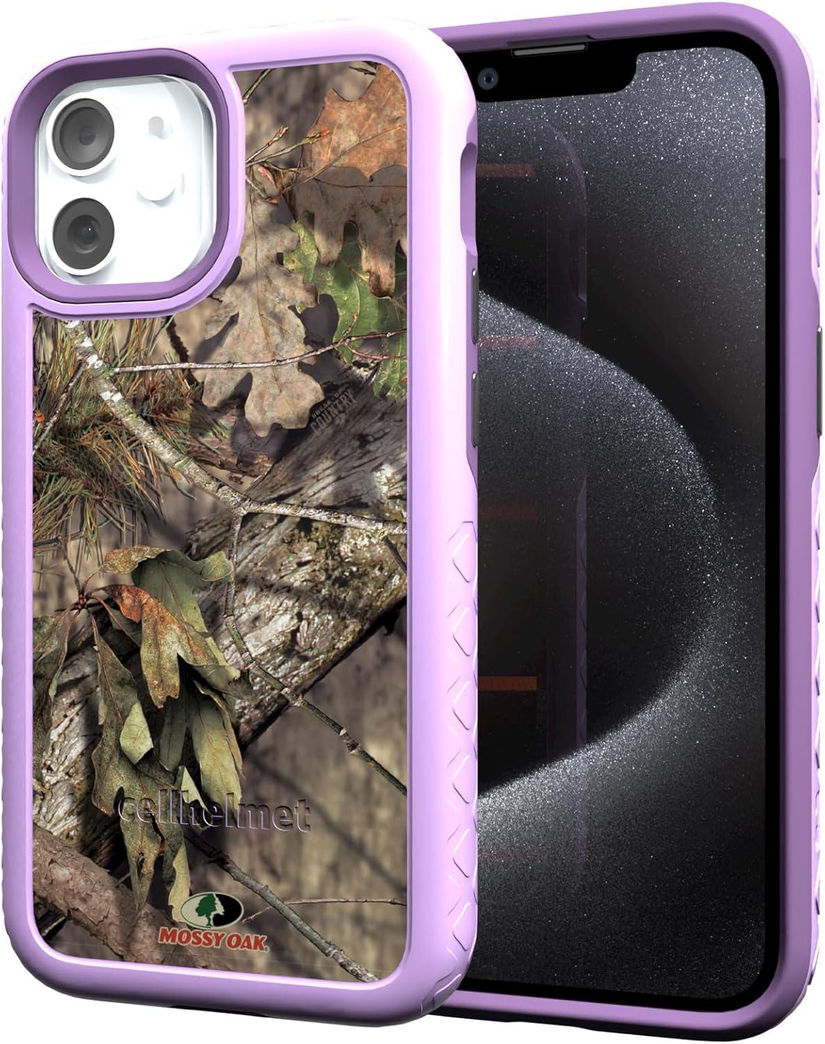 image:imagecellhelmet Mossy Oak Terra Gila DualLayer Case in Gray Designed for iPhone 13 Pro Max Shock amp Drop Proof Durable As Seen on Shark TankBreakup Country Lilac Blossom Purple
