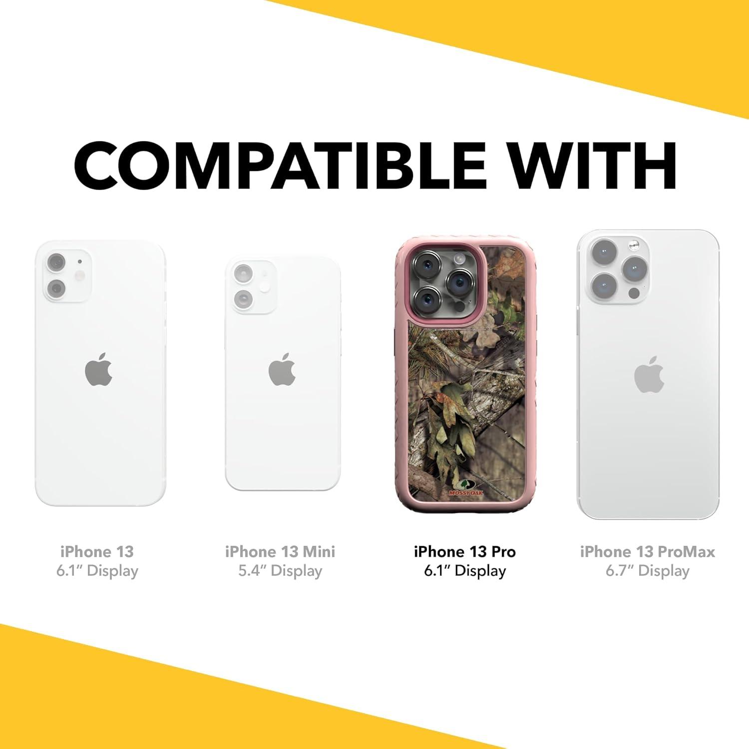 image:imagecellhelmet Mossy Oak Terra Gila DualLayer Case in Gray Designed for iPhone 13 Pro Max Shock amp Drop Proof Durable As Seen on Shark TankBreakup Country Pink Magnolia