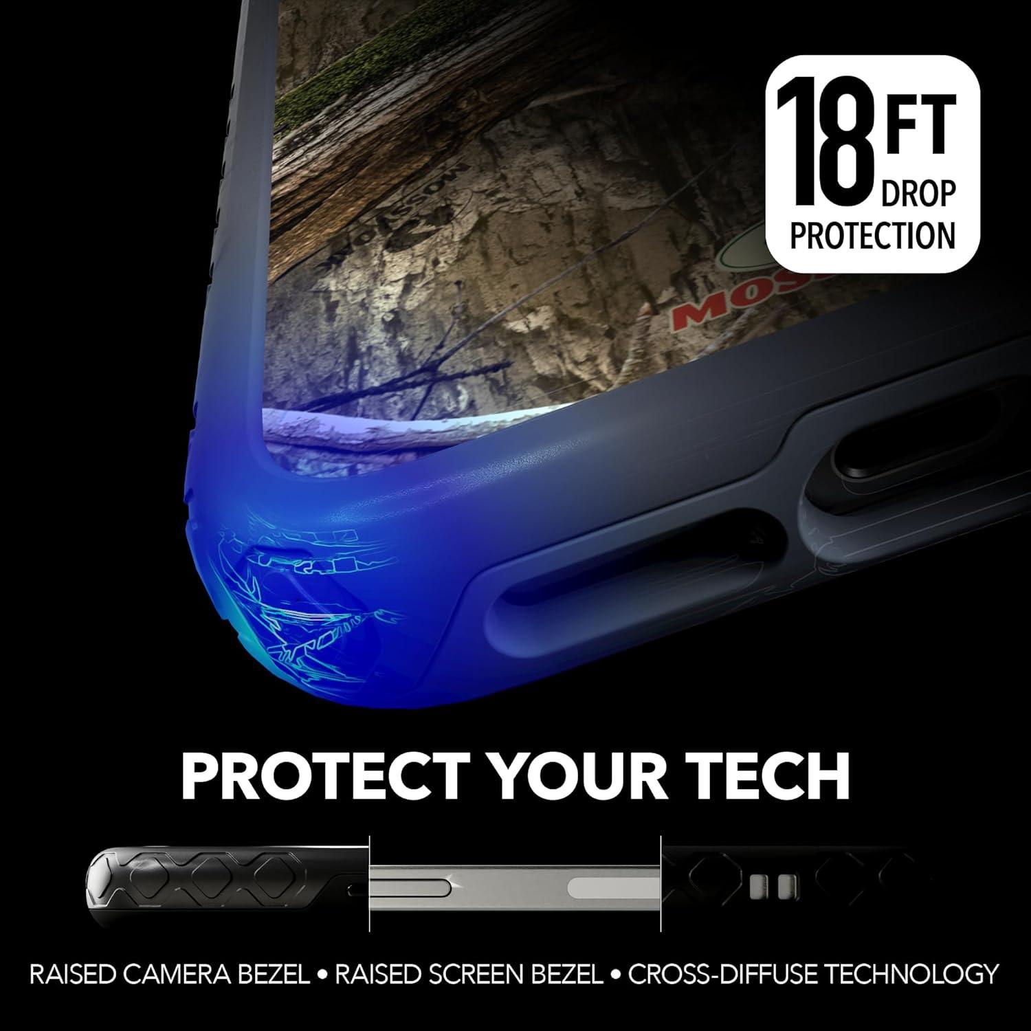 image:imagecellhelmet Mossy Oak Terra Gila DualLayer Case in Gray Designed for iPhone 13 Pro Max Shock amp Drop Proof Durable As Seen on Shark TankCountry DNA Slate Blue