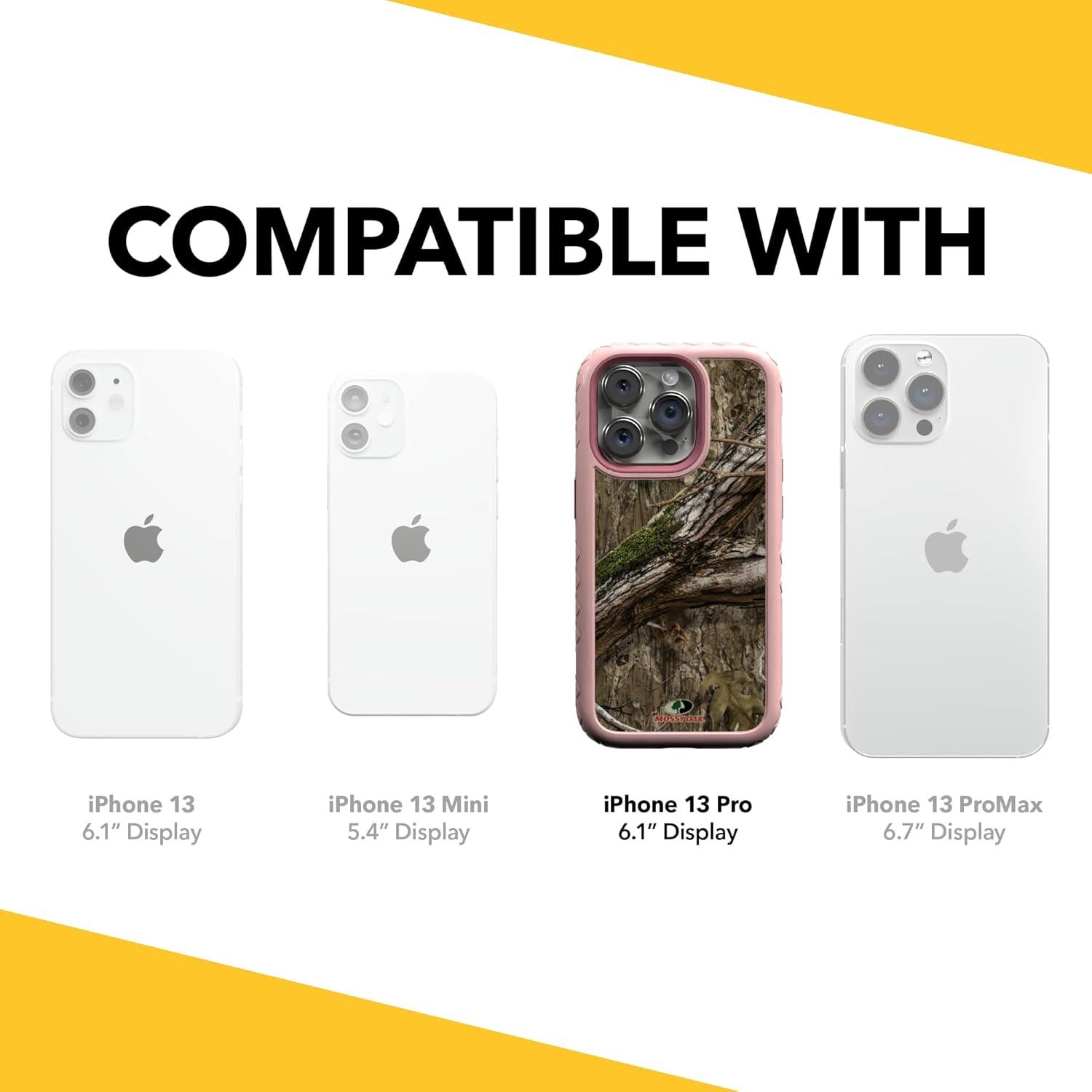 image:imagecellhelmet Mossy Oak Terra Gila DualLayer Case in Gray Designed for iPhone 13 Pro Max Shock amp Drop Proof Durable As Seen on Shark TankCountry DNA Pink Magnolia