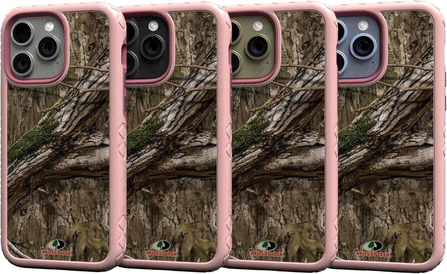 image:imagecellhelmet Mossy Oak Terra Gila DualLayer Case in Gray Designed for iPhone 13 Pro Max Shock amp Drop Proof Durable As Seen on Shark TankCountry DNA Pink Magnolia