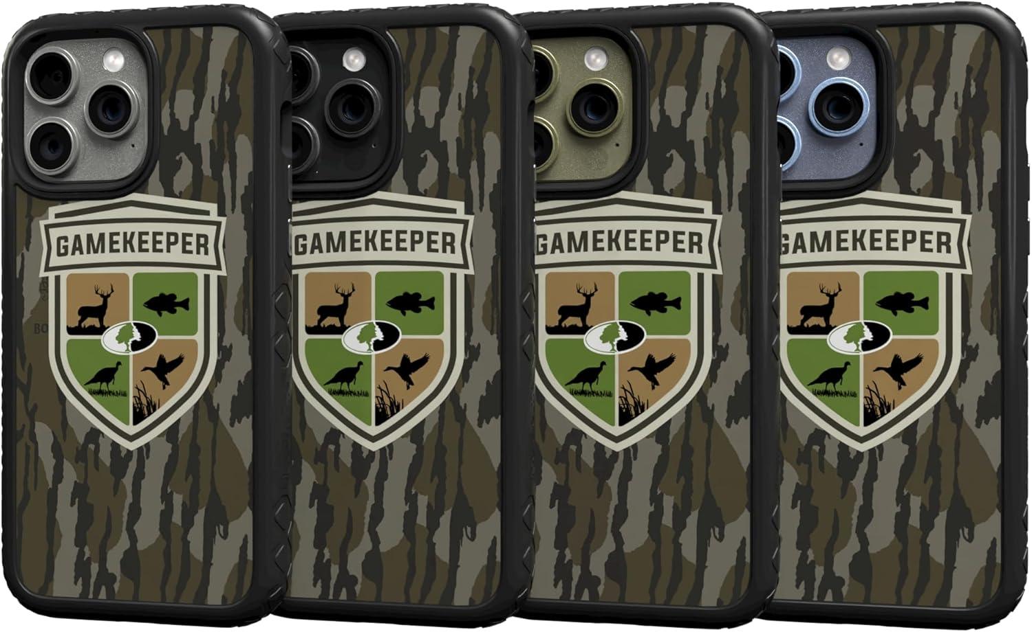 image:imagecellhelmet Mossy Oak Terra Gila DualLayer Case in Gray Designed for iPhone 13 Pro Max Shock amp Drop Proof Durable As Seen on Shark TankGAMEKEEPER Onyx Black