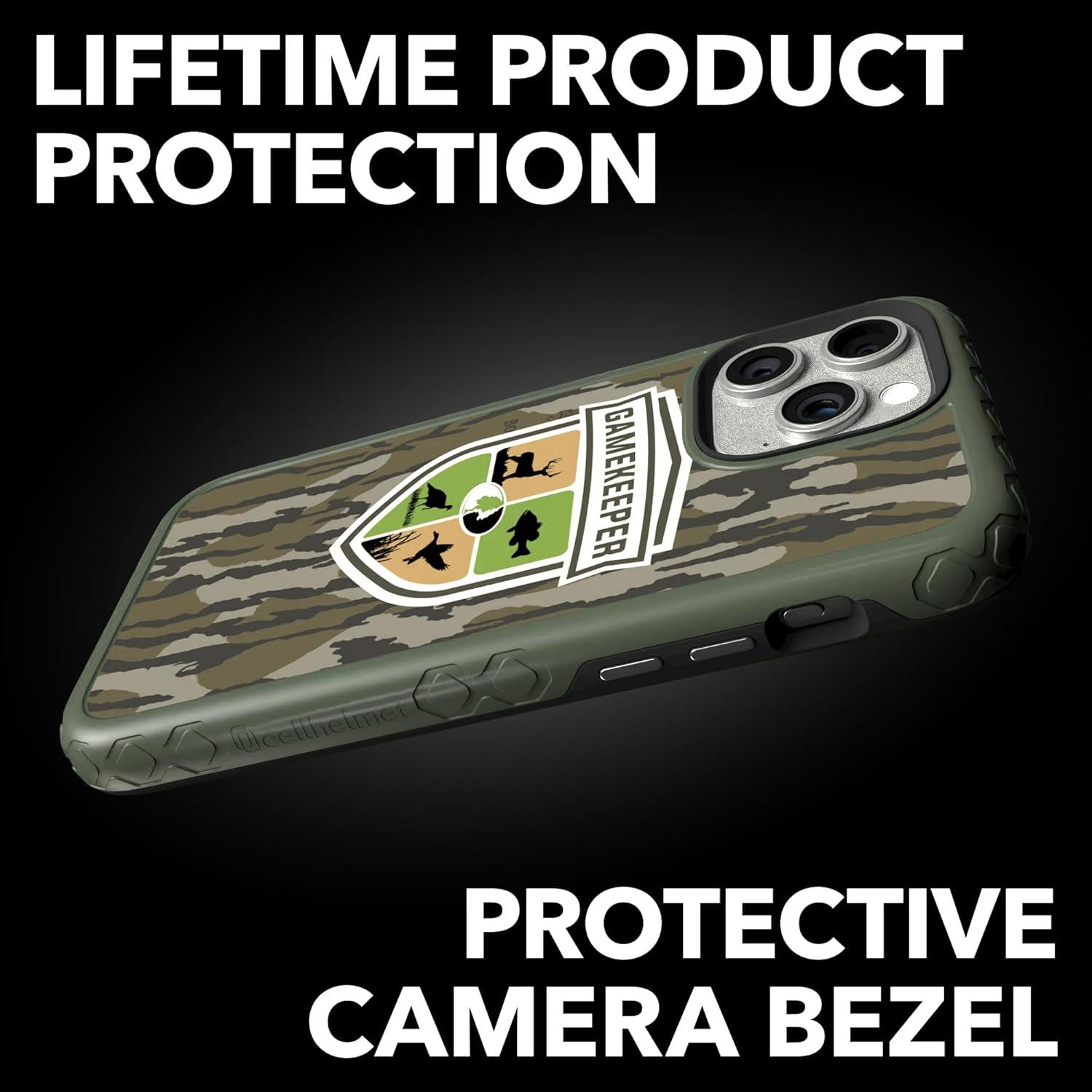 image:imagecellhelmet Mossy Oak Terra Gila DualLayer Case in Gray Designed for iPhone 13 Pro Max Shock amp Drop Proof Durable As Seen on Shark TankGAMEKEEPER Olive Drab Green