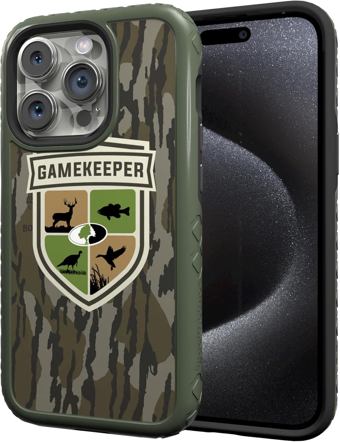 image:imagecellhelmet Mossy Oak Terra Gila DualLayer Case in Gray Designed for iPhone 13 Pro Max Shock amp Drop Proof Durable As Seen on Shark TankGAMEKEEPER Olive Drab Green