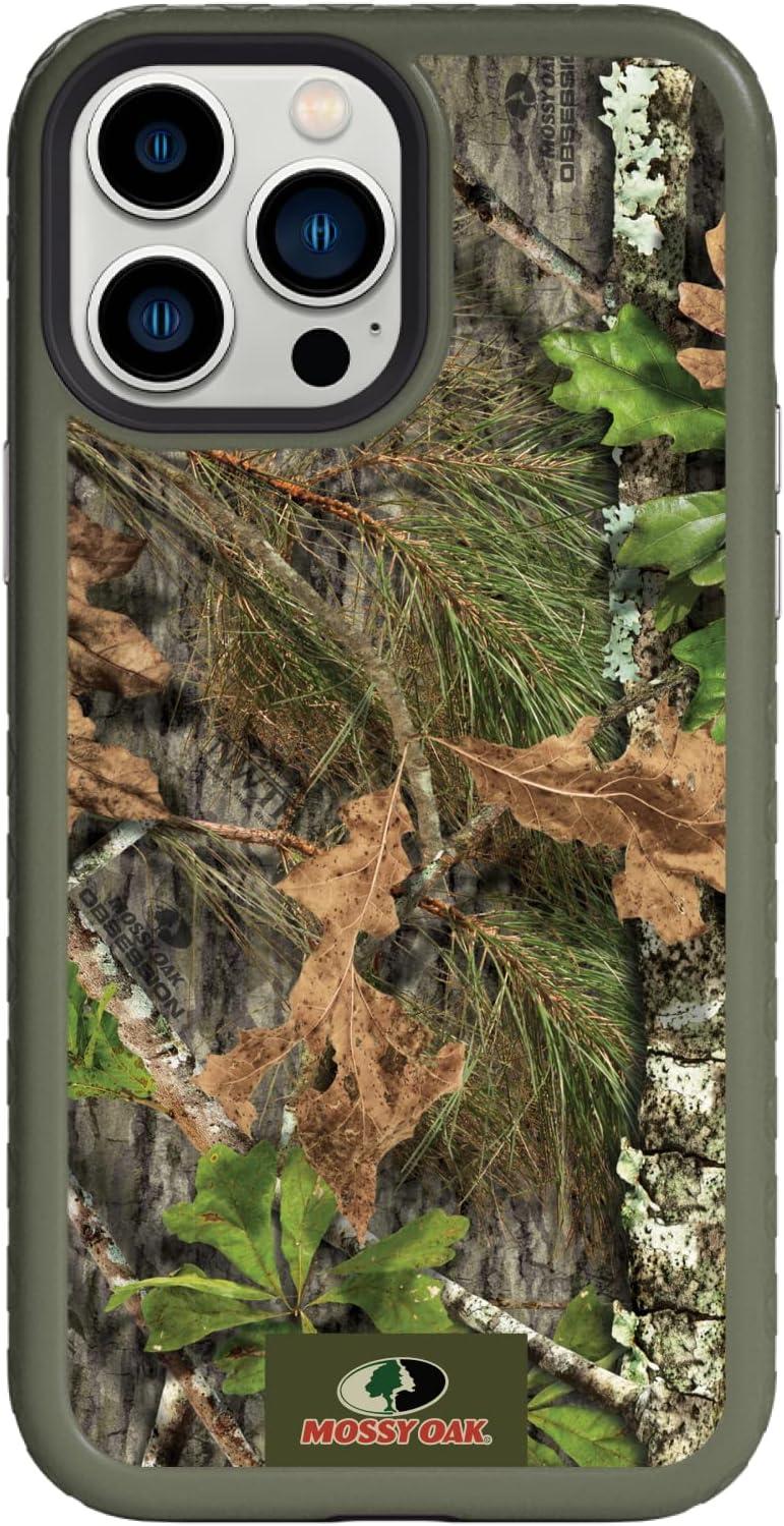 image:imagecellhelmet Mossy Oak Terra Gila DualLayer Case in Gray Designed for iPhone 13 Pro Max Shock amp Drop Proof Durable As Seen on Shark TankObsession Olive Drab Green
