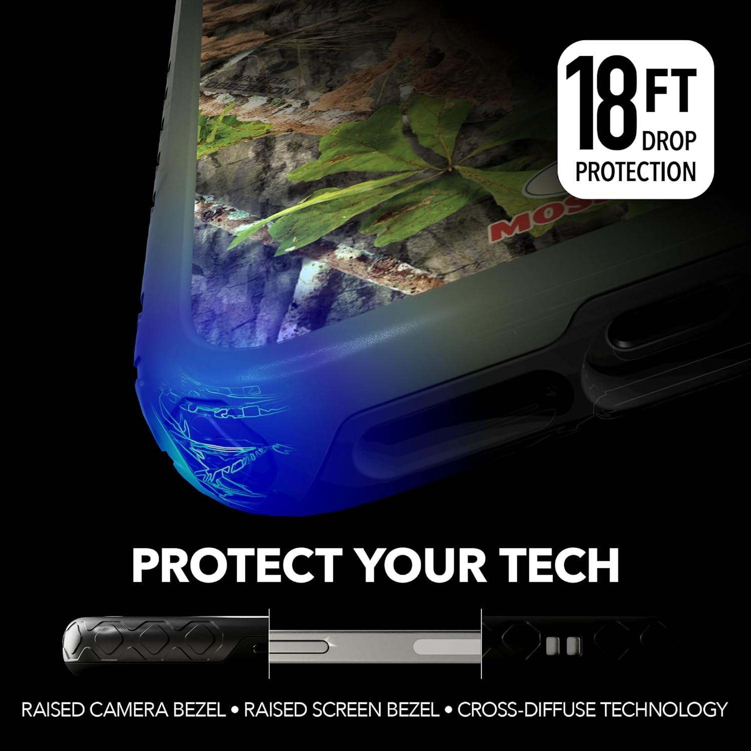 image:imagecellhelmet Mossy Oak Terra Gila DualLayer Case in Gray Designed for iPhone 13 Pro Max Shock amp Drop Proof Durable As Seen on Shark TankObsession Olive Drab Green