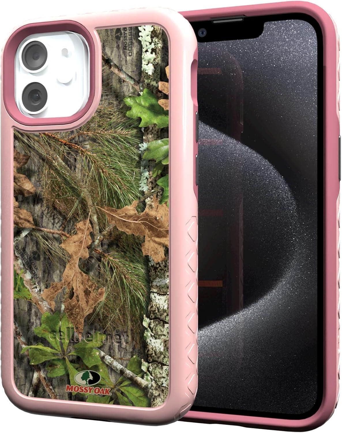 image:imagecellhelmet Mossy Oak Terra Gila DualLayer Case in Gray Designed for iPhone 13 Pro Max Shock amp Drop Proof Durable As Seen on Shark TankObsession Pink Magnolia