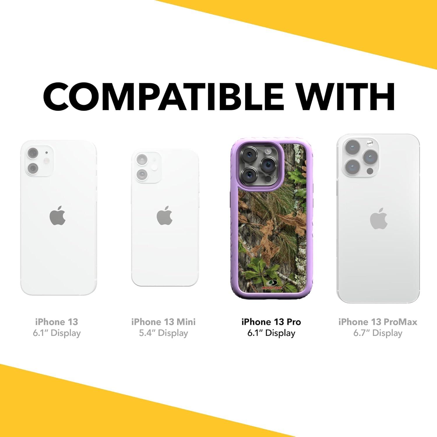 image:imagecellhelmet Mossy Oak Terra Gila DualLayer Case in Gray Designed for iPhone 13 Pro Max Shock amp Drop Proof Durable As Seen on Shark TankObsession Lilac Blossom Purple