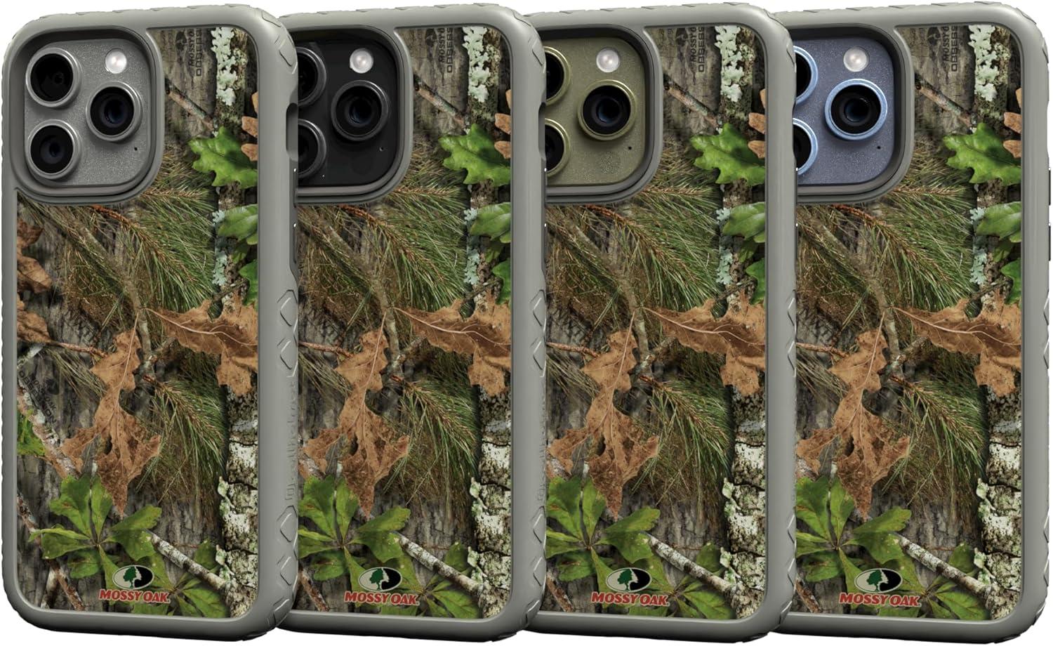 image:imagecellhelmet Mossy Oak Terra Gila DualLayer Case in Gray Designed for iPhone 13 Pro Max Shock amp Drop Proof Durable As Seen on Shark TankObsession Gray