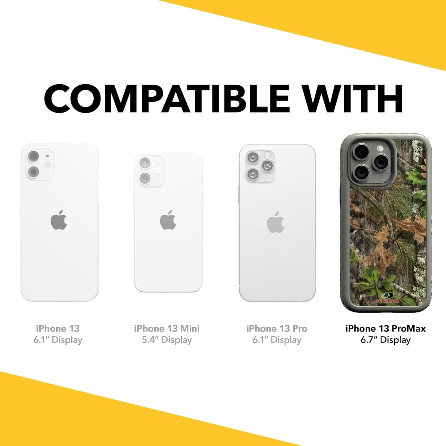 image:imagecellhelmet Mossy Oak Terra Gila DualLayer Case in Gray Designed for iPhone 13 Pro Max Shock amp Drop Proof Durable As Seen on Shark TankObsession Gray