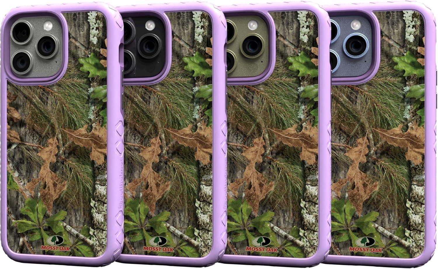 image:imagecellhelmet Mossy Oak Terra Gila DualLayer Case in Gray Designed for iPhone 13 Pro Max Shock amp Drop Proof Durable As Seen on Shark TankObsession Lilac Blossom Purple