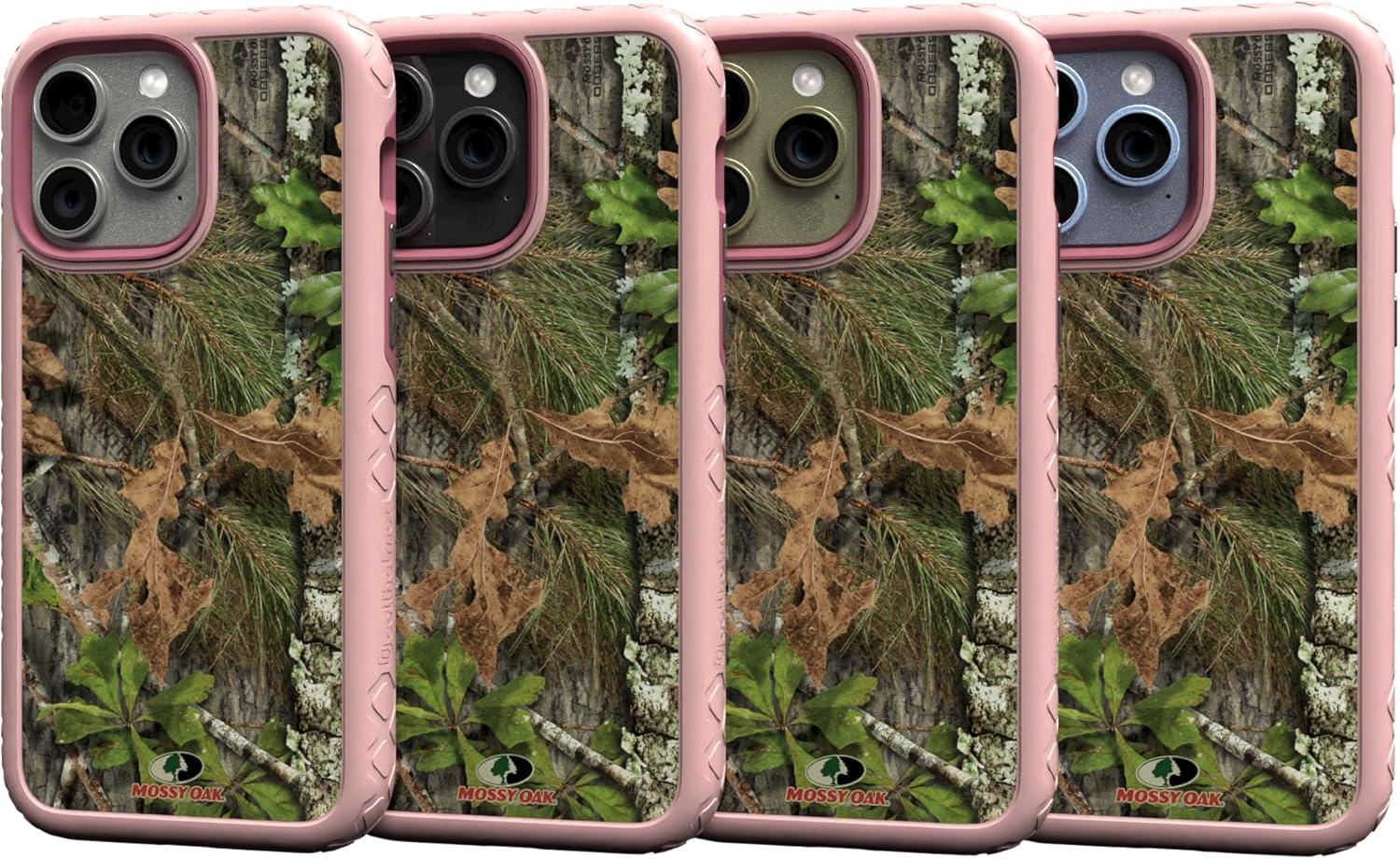 image:imagecellhelmet Mossy Oak Terra Gila DualLayer Case in Gray Designed for iPhone 13 Pro Max Shock amp Drop Proof Durable As Seen on Shark TankObsession Pink Magnolia