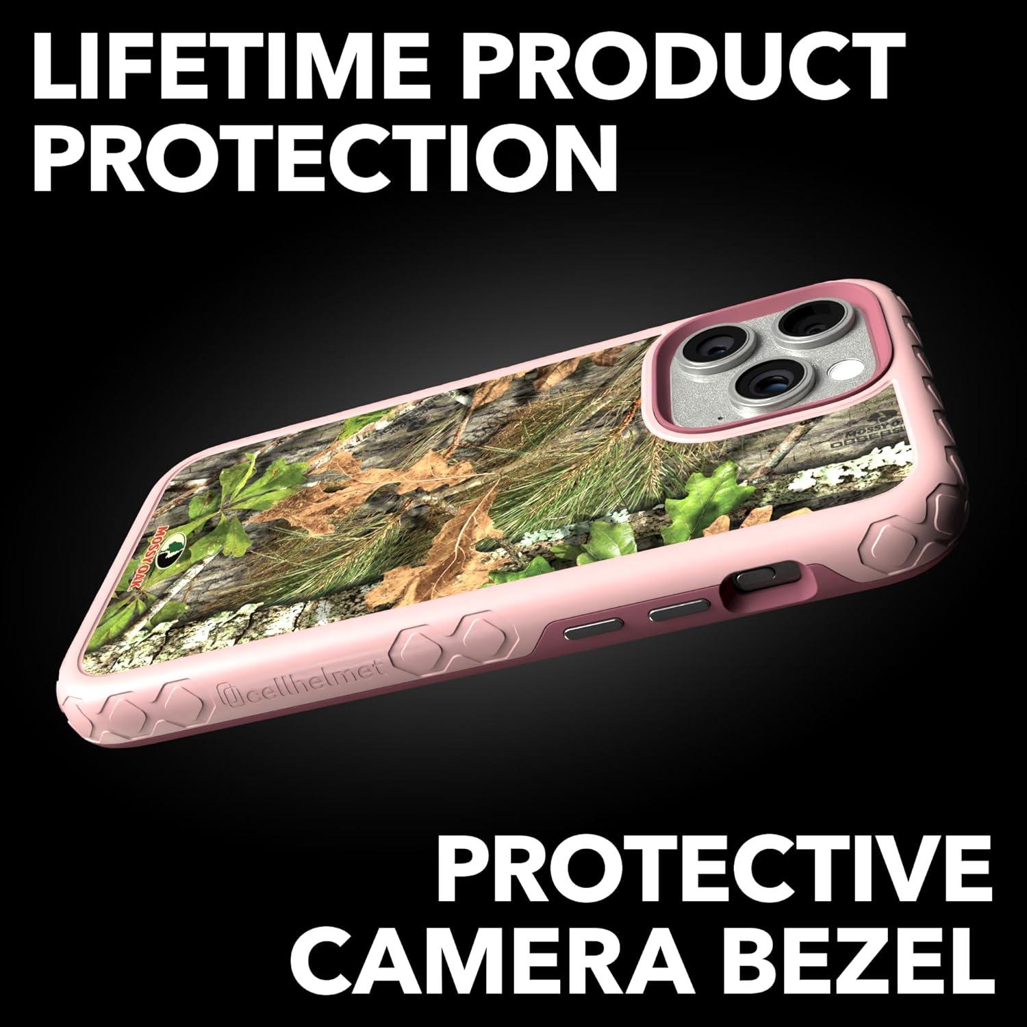 image:imagecellhelmet Mossy Oak Terra Gila DualLayer Case in Gray Designed for iPhone 13 Pro Max Shock amp Drop Proof Durable As Seen on Shark TankObsession Pink Magnolia