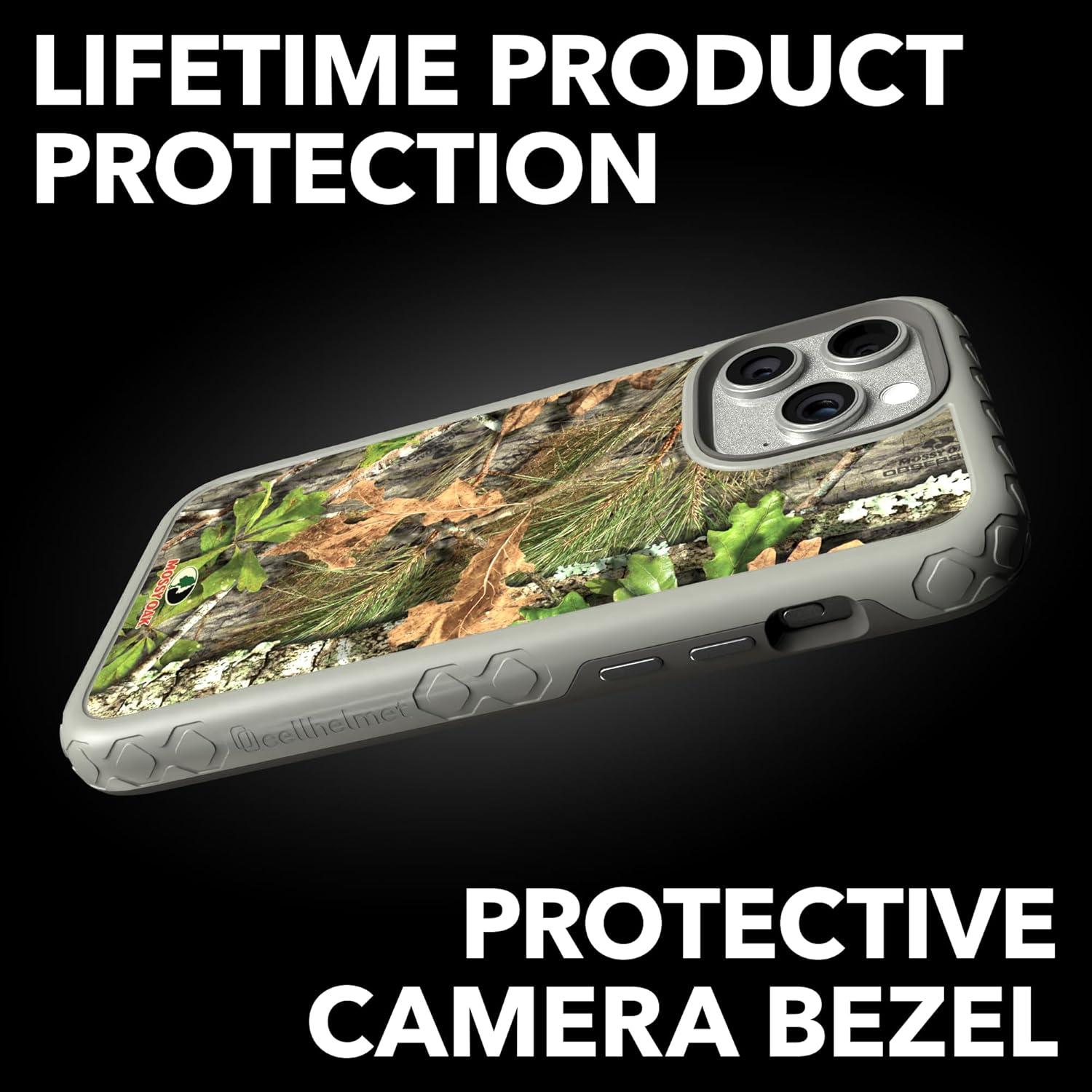 image:imagecellhelmet Mossy Oak Terra Gila DualLayer Case in Gray Designed for iPhone 13 Pro Max Shock amp Drop Proof Durable As Seen on Shark TankObsession Gray