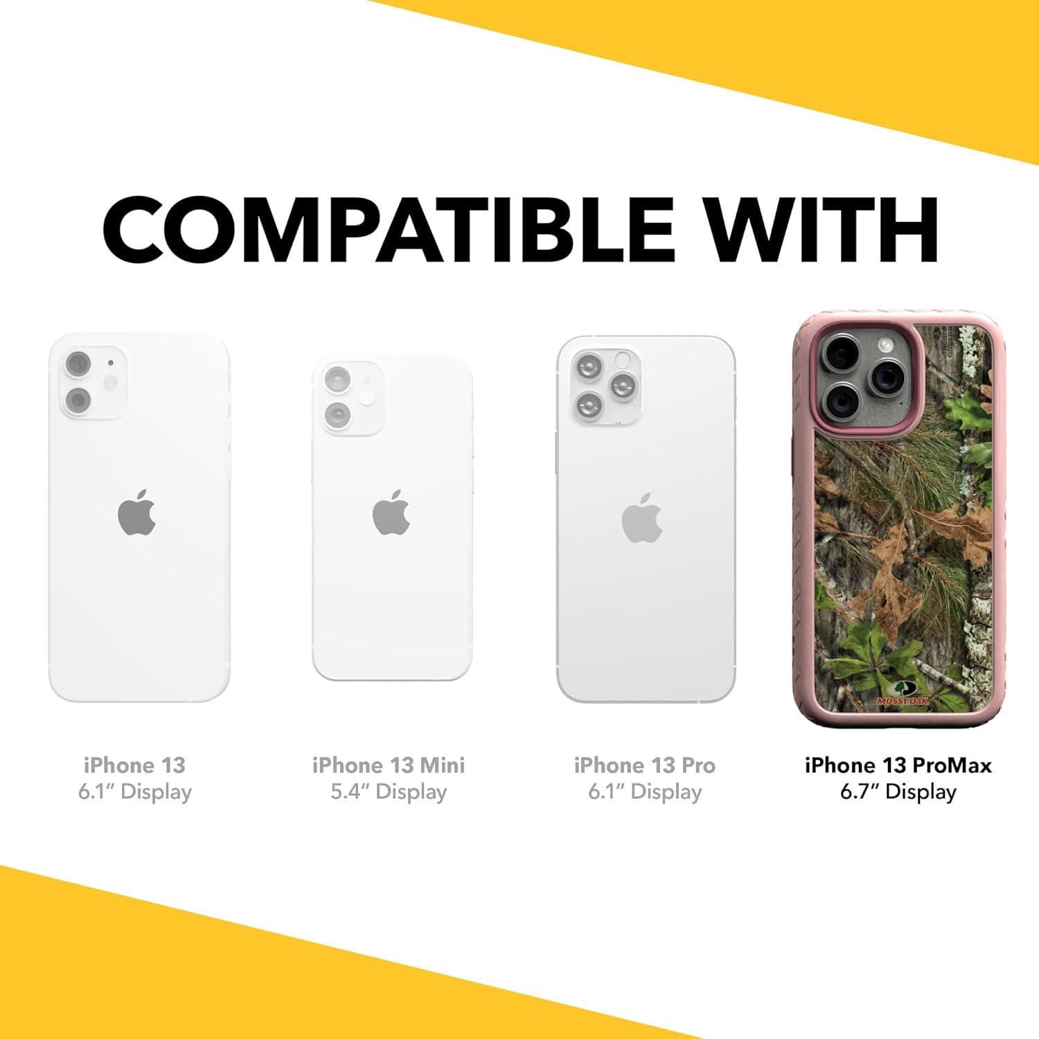 image:imagecellhelmet Mossy Oak Terra Gila DualLayer Case in Gray Designed for iPhone 13 Pro Max Shock amp Drop Proof Durable As Seen on Shark TankObsession Pink Magnolia
