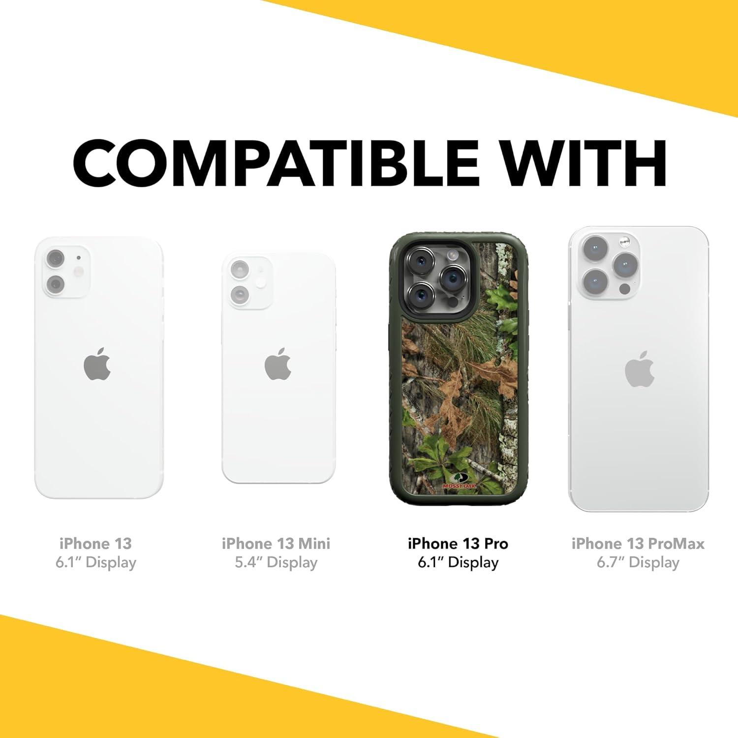 image:imagecellhelmet Mossy Oak Terra Gila DualLayer Case in Gray Designed for iPhone 13 Pro Max Shock amp Drop Proof Durable As Seen on Shark TankObsession Olive Drab Green