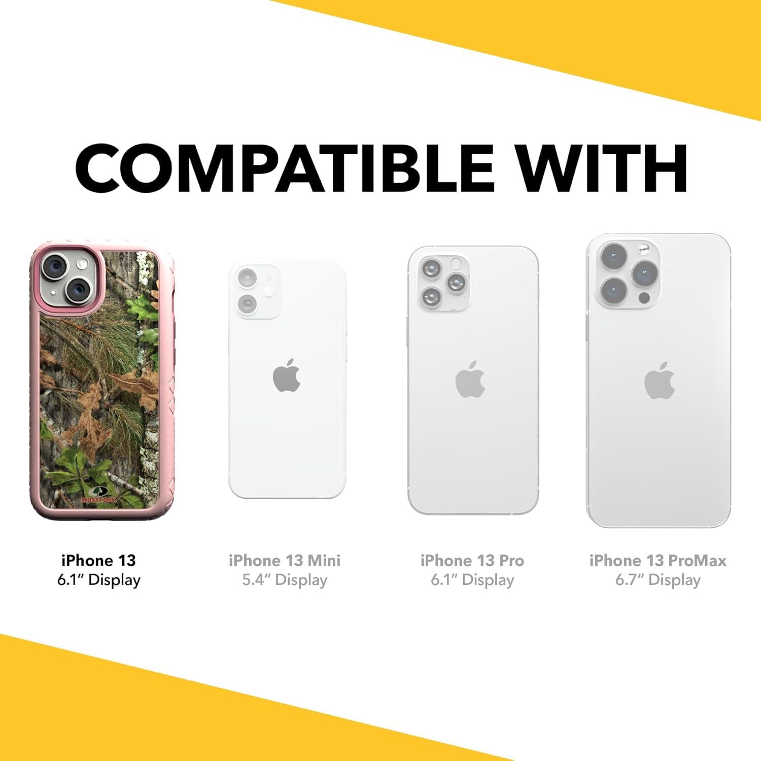 image:imagecellhelmet Mossy Oak Terra Gila DualLayer Case in Gray Designed for iPhone 13 Pro Max Shock amp Drop Proof Durable As Seen on Shark TankObsession Pink Magnolia