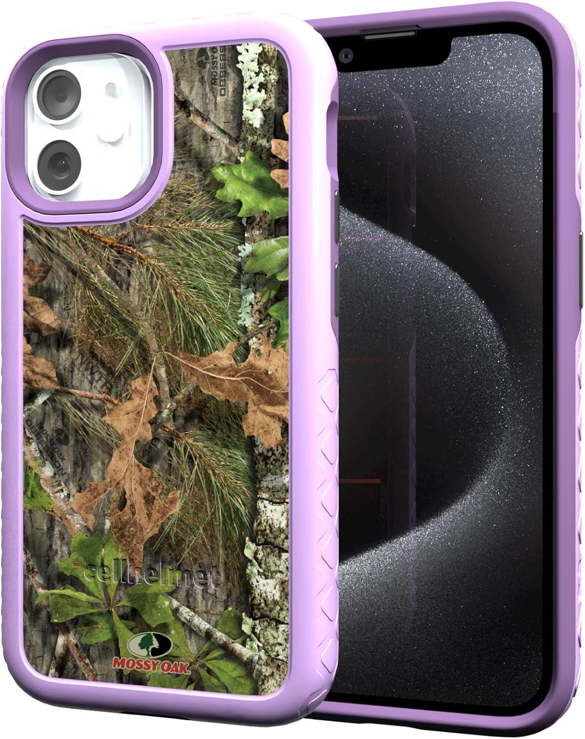 image:imagecellhelmet Mossy Oak Terra Gila DualLayer Case in Gray Designed for iPhone 13 Pro Max Shock amp Drop Proof Durable As Seen on Shark TankObsession Lilac Blossom Purple