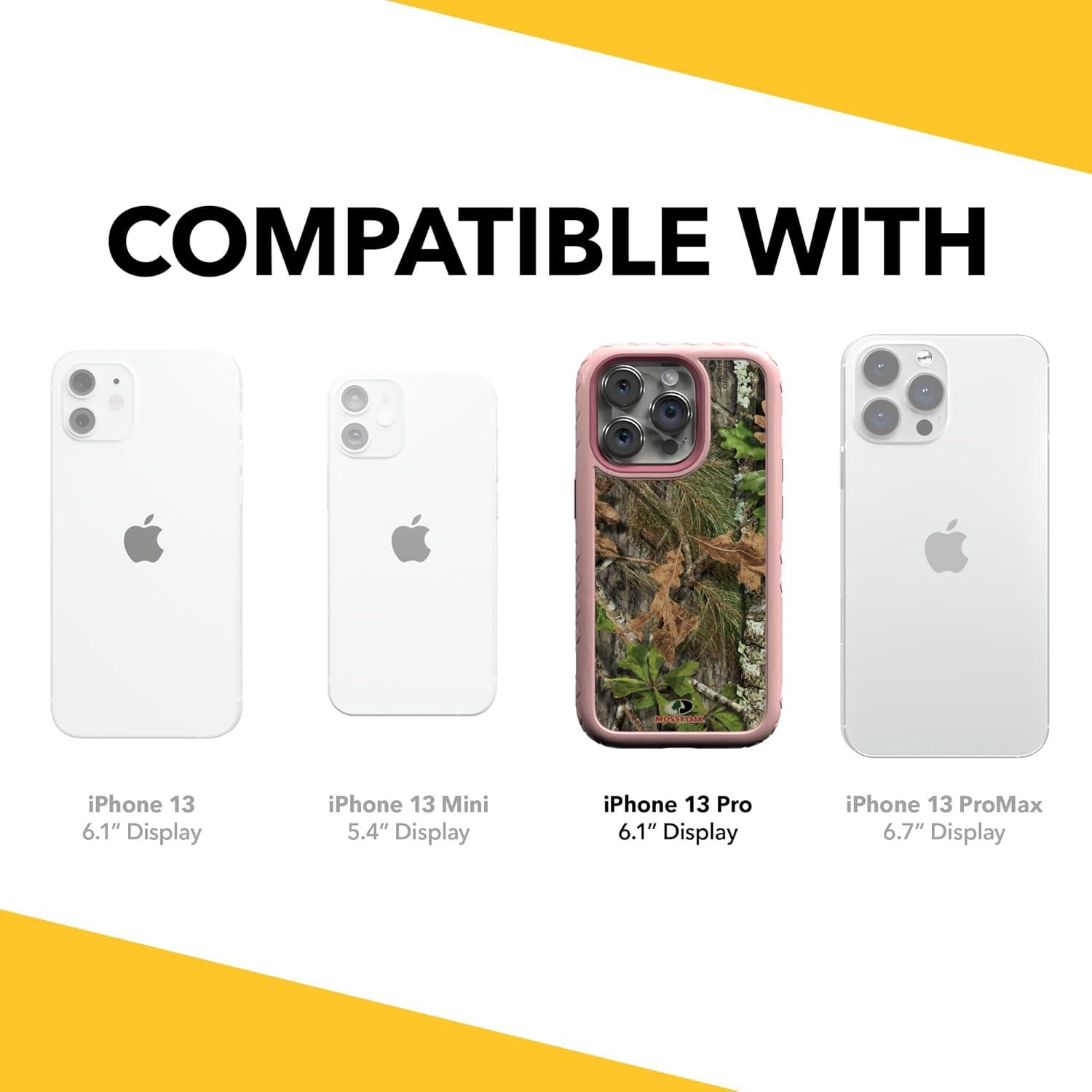 image:imagecellhelmet Mossy Oak Terra Gila DualLayer Case in Gray Designed for iPhone 13 Pro Max Shock amp Drop Proof Durable As Seen on Shark TankObsession Pink Magnolia