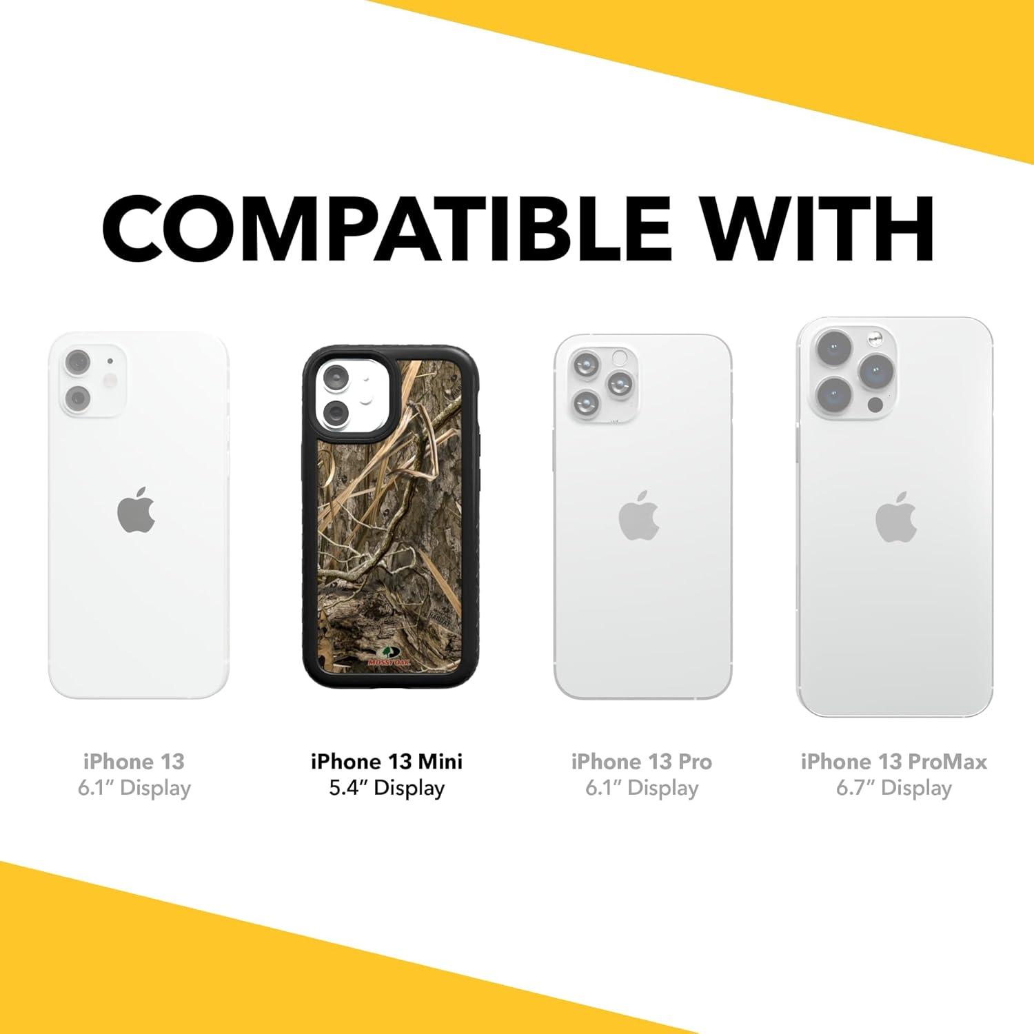 image:imagecellhelmet Mossy Oak Terra Gila DualLayer Case in Gray Designed for iPhone 13 Pro Max Shock amp Drop Proof Durable As Seen on Shark TankShadow Grass Onyx Black