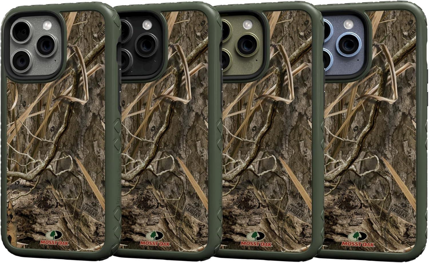image:imagecellhelmet Mossy Oak Terra Gila DualLayer Case in Gray Designed for iPhone 13 Pro Max Shock amp Drop Proof Durable As Seen on Shark TankShadow Grass Olive Drab Green