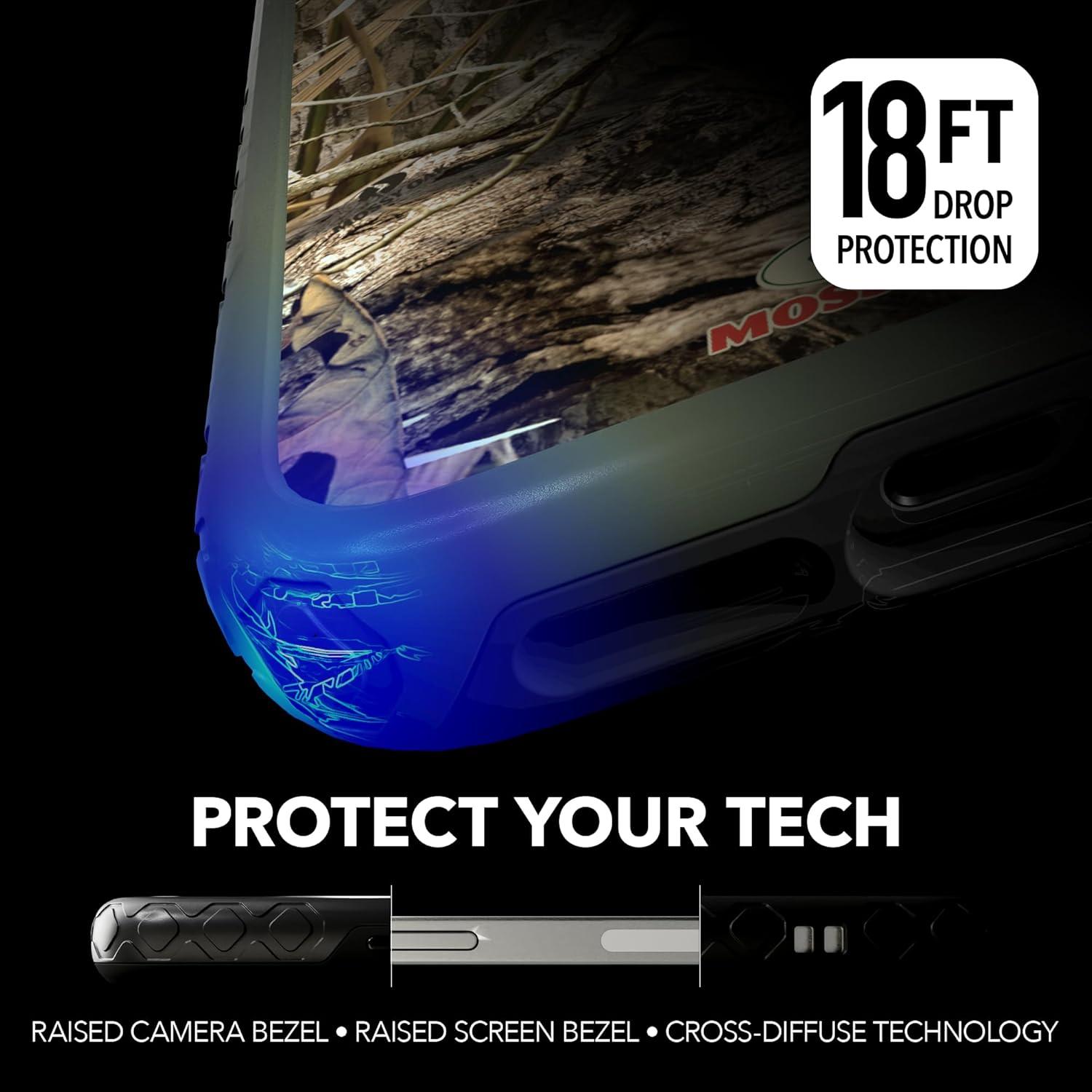 image:imagecellhelmet Mossy Oak Terra Gila DualLayer Case in Gray Designed for iPhone 13 Pro Max Shock amp Drop Proof Durable As Seen on Shark TankShadow Grass Olive Drab Green