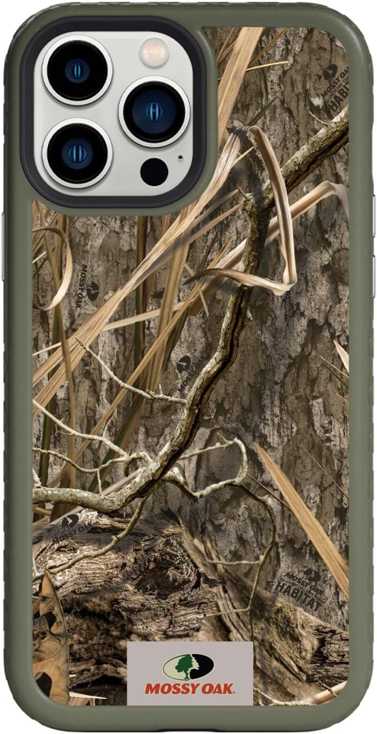 image:imagecellhelmet Mossy Oak Terra Gila DualLayer Case in Gray Designed for iPhone 13 Pro Max Shock amp Drop Proof Durable As Seen on Shark TankShadow Grass Olive Drab Green