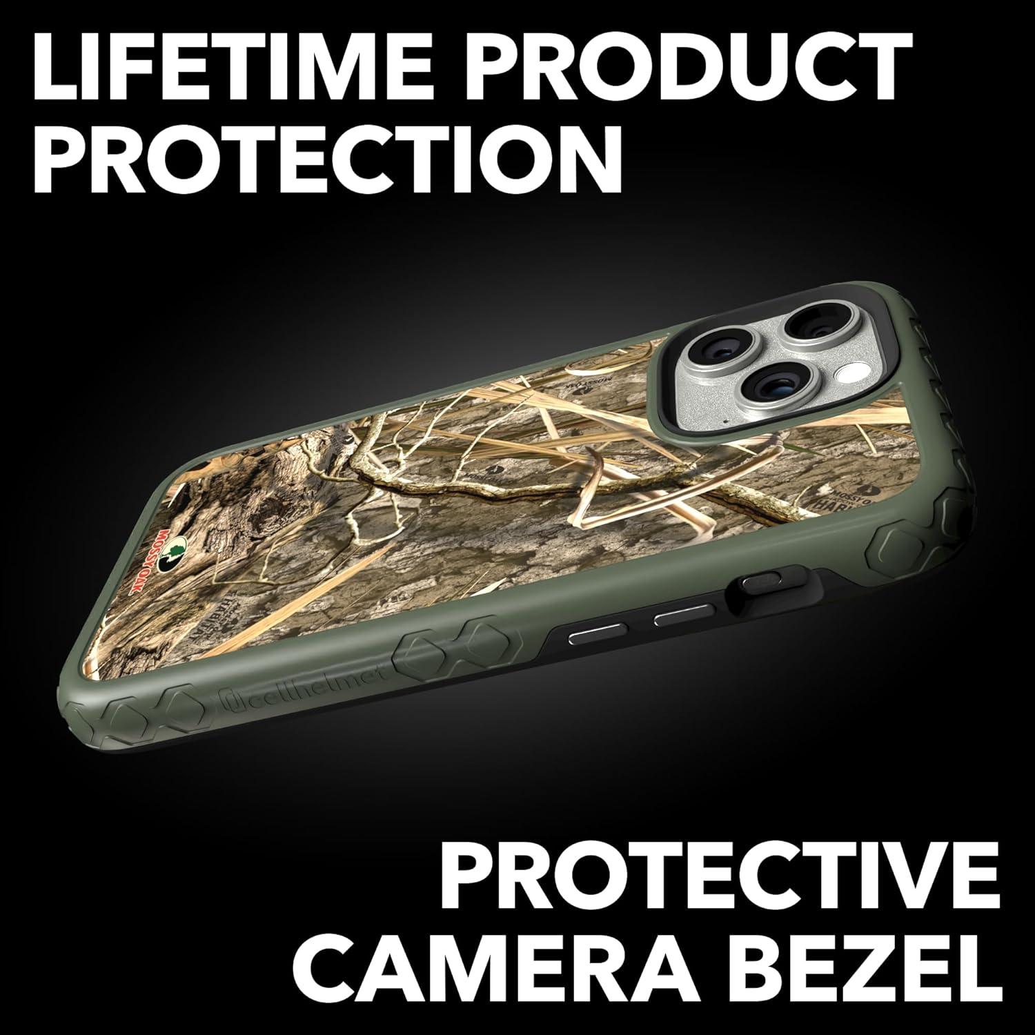 image:imagecellhelmet Mossy Oak Terra Gila DualLayer Case in Gray Designed for iPhone 13 Pro Max Shock amp Drop Proof Durable As Seen on Shark TankShadow Grass Olive Drab Green