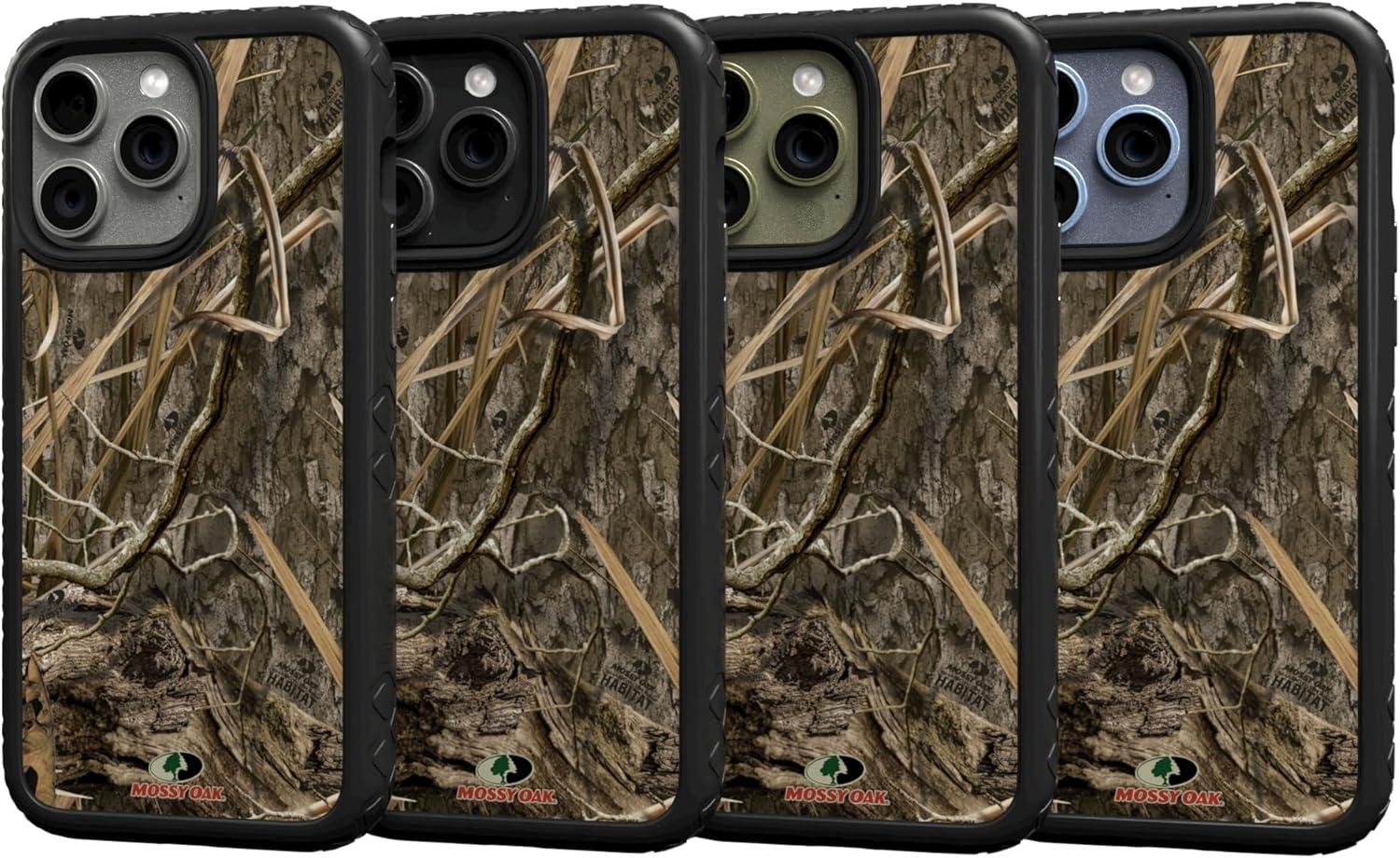 image:imagecellhelmet Mossy Oak Terra Gila DualLayer Case in Gray Designed for iPhone 13 Pro Max Shock amp Drop Proof Durable As Seen on Shark TankShadow Grass Onyx Black