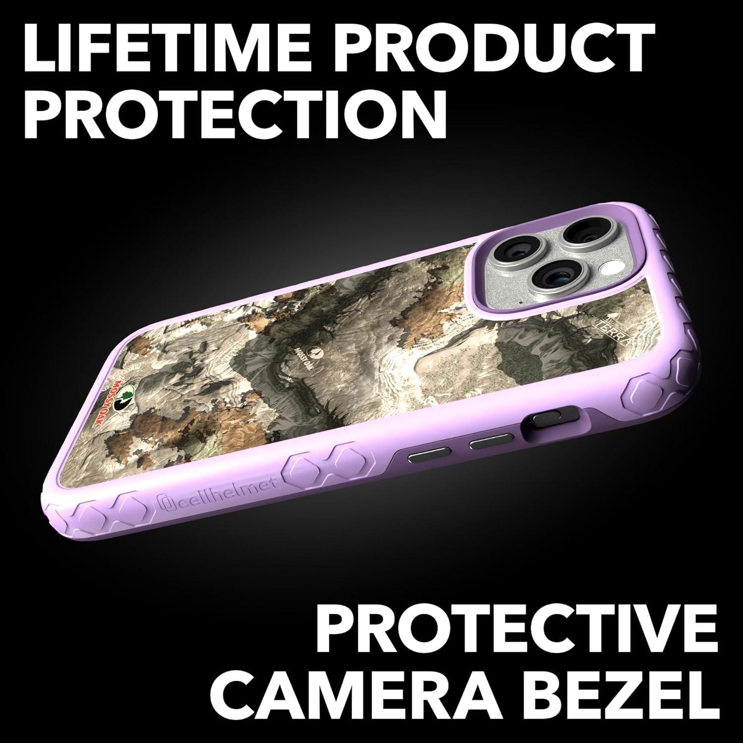 image:imagecellhelmet Mossy Oak Terra Gila DualLayer Case in Gray Designed for iPhone 13 Pro Max Shock amp Drop Proof Durable As Seen on Shark TankTerra Gila Lilac Blossom Purple