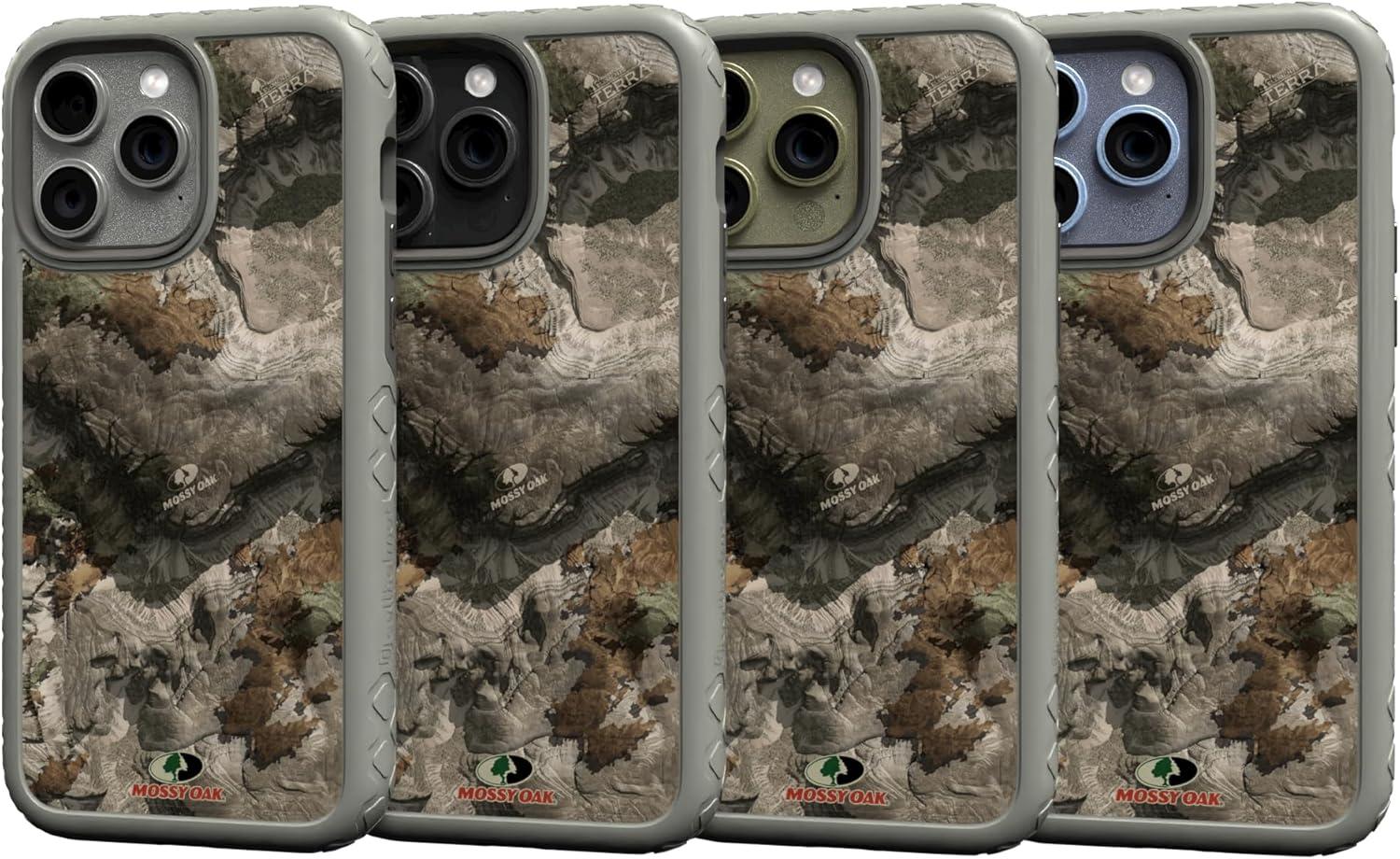 image:imagecellhelmet Mossy Oak Terra Gila DualLayer Case in Gray Designed for iPhone 13 Pro Max Shock amp Drop Proof Durable As Seen on Shark TankTerra Gila Gray