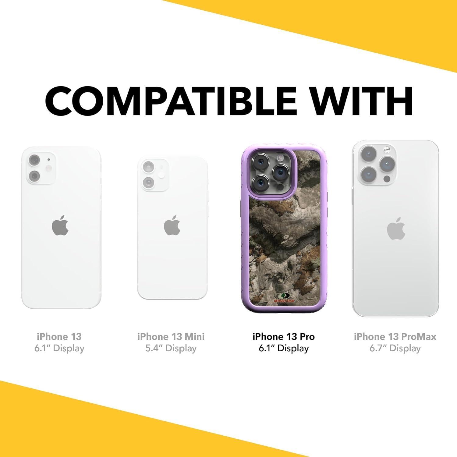 image:imagecellhelmet Mossy Oak Terra Gila DualLayer Case in Gray Designed for iPhone 13 Pro Max Shock amp Drop Proof Durable As Seen on Shark TankTerra Gila Lilac Blossom Purple