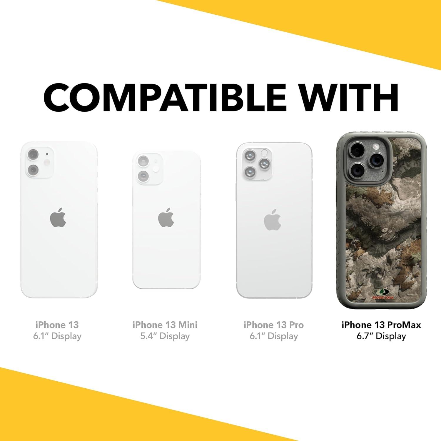 image:imagecellhelmet Mossy Oak Terra Gila DualLayer Case in Gray Designed for iPhone 13 Pro Max Shock amp Drop Proof Durable As Seen on Shark TankTerra Gila Gray