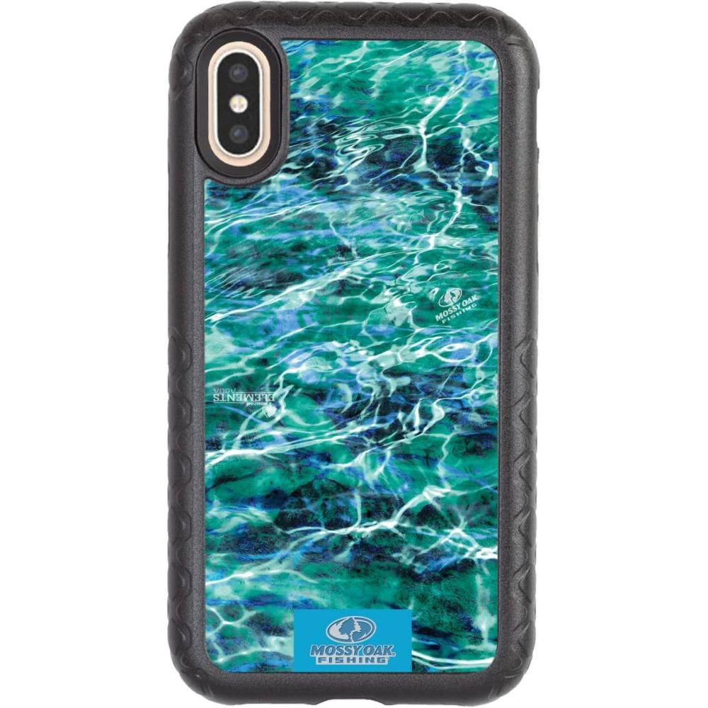 image:imagecellhelmet Mossy Oak  Agua Seafoam  DualLayer Case in Slate Blue Designed for iPhone XR Shock amp Drop Proof  Durable  As Seen on Shark TankAgua Seafoam  Onyx Black