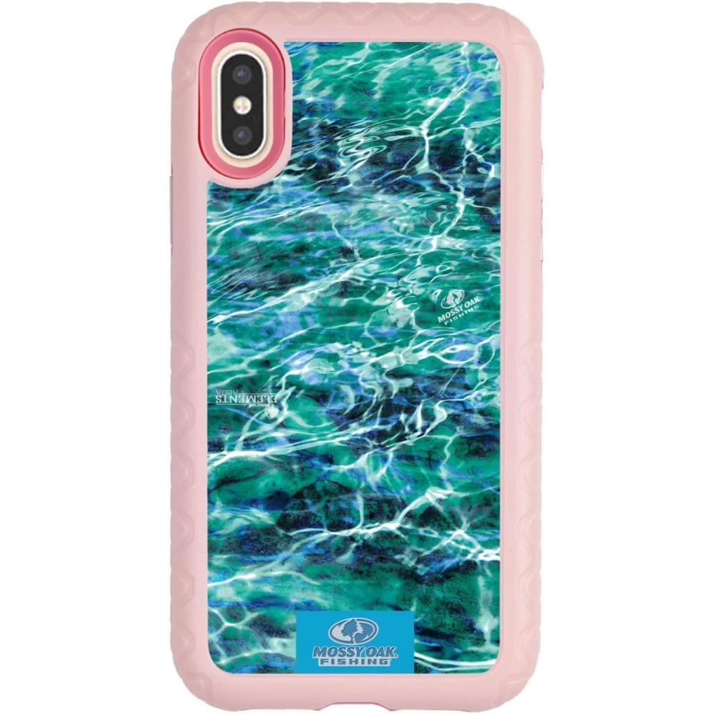 image:imagecellhelmet Mossy Oak  Agua Seafoam  DualLayer Case in Slate Blue Designed for iPhone XR Shock amp Drop Proof  Durable  As Seen on Shark TankAgua Seafoam  Pink Magnolia
