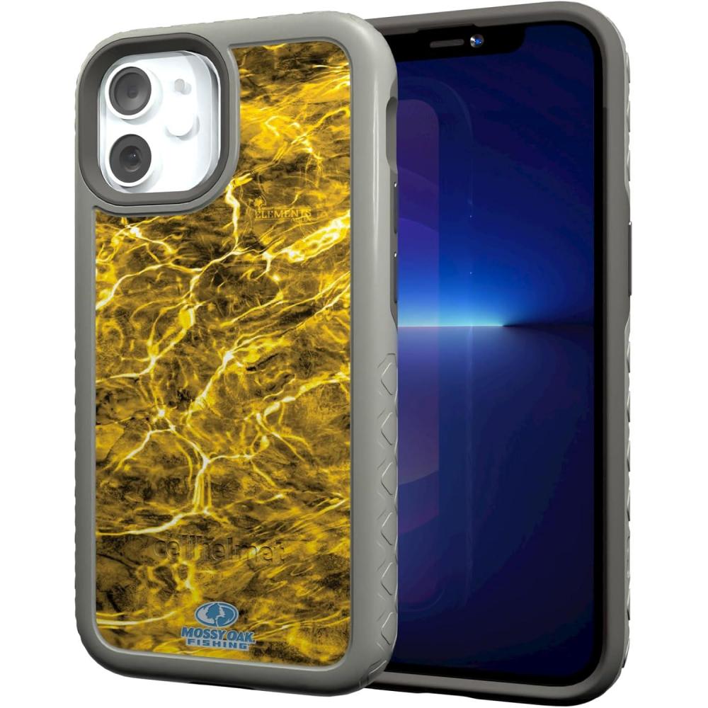 image:imagecellhelmet Mossy Oak  Agua Seafoam  DualLayer Case in Slate Blue Designed for iPhone XR Shock amp Drop Proof  Durable  As Seen on Shark TankAgua Yellowfin  Gray