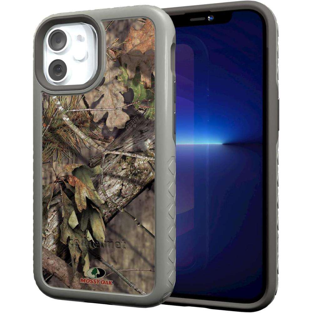 image:imagecellhelmet Mossy Oak  Agua Seafoam  DualLayer Case in Slate Blue Designed for iPhone XR Shock amp Drop Proof  Durable  As Seen on Shark TankBreakup Country  Gray