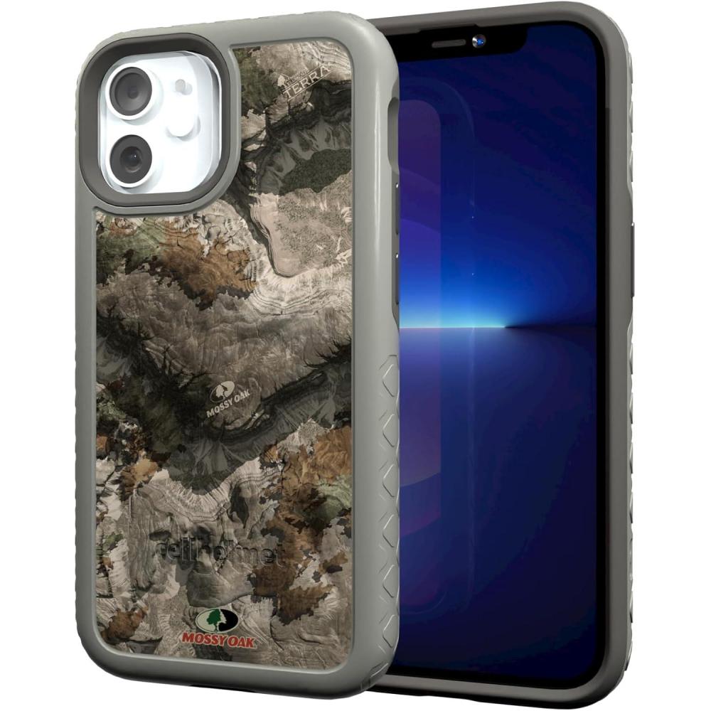 image:imagecellhelmet Mossy Oak  Agua Seafoam  DualLayer Case in Slate Blue Designed for iPhone XR Shock amp Drop Proof  Durable  As Seen on Shark TankTerra Gila  Gray