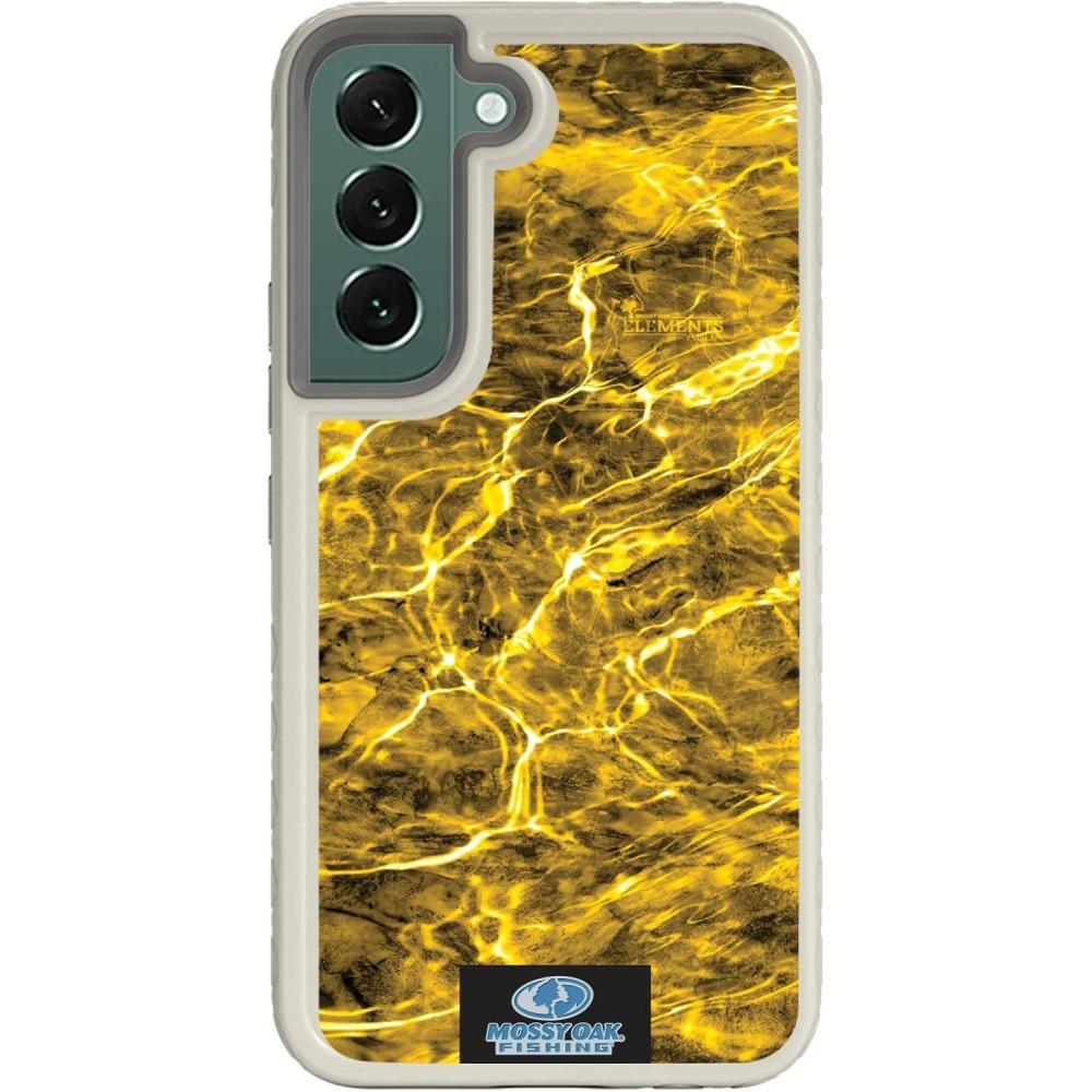 image:imagecellhelmet Mossy Oak Country DNA DualLayer Case in Deep Sea Blue Designed for Galaxy S23 Ultra Shock amp Drop Proof Durable As Seen on Shark TankAgua Yellowfin Gray
