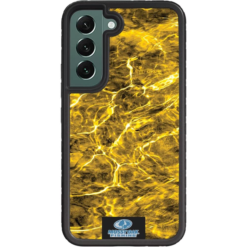 image:imagecellhelmet Mossy Oak Country DNA DualLayer Case in Deep Sea Blue Designed for Galaxy S23 Ultra Shock amp Drop Proof Durable As Seen on Shark TankAgua Yellowfin Onyx Black