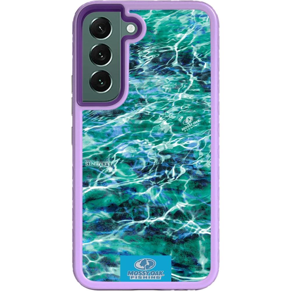 image:imagecellhelmet Mossy Oak  Country DNA  DualLayer Case in Deep Sea Blue Designed for Galaxy S23 Ultra Shock amp Drop Proof  Durable  As Seen on Shark TankAgua Seafoam  Lilac Blossom Purple
