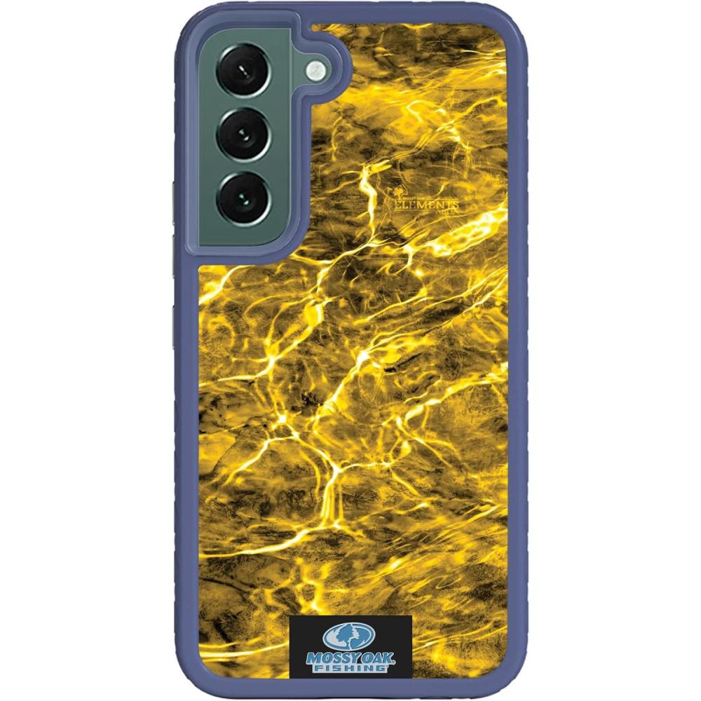 image:imagecellhelmet Mossy Oak  Country DNA  DualLayer Case in Deep Sea Blue Designed for Galaxy S23 Ultra Shock amp Drop Proof  Durable  As Seen on Shark TankAgua Yellowfin  Slate Blue