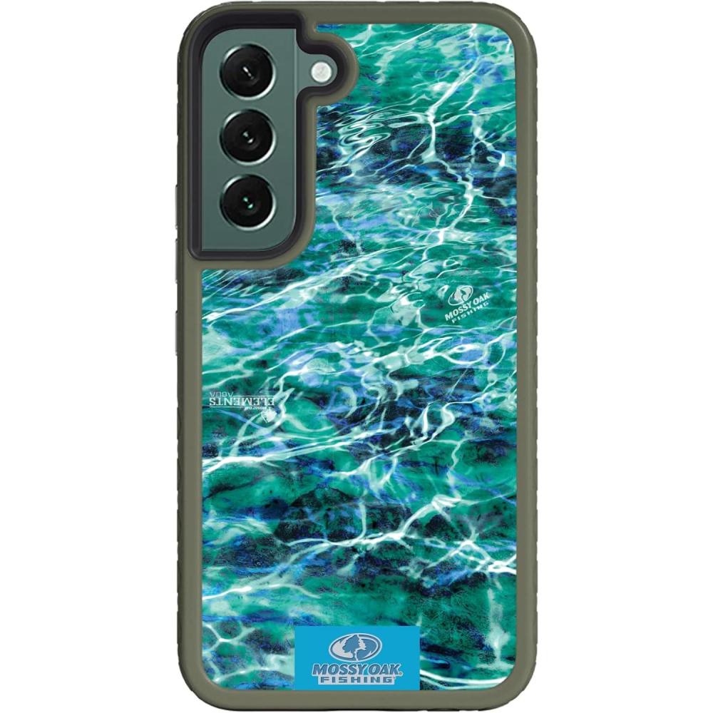 image:imagecellhelmet Mossy Oak Country DNA DualLayer Case in Deep Sea Blue Designed for Galaxy S23 Ultra Shock amp Drop Proof Durable As Seen on Shark TankAgua Seafoam Olive Drab Green