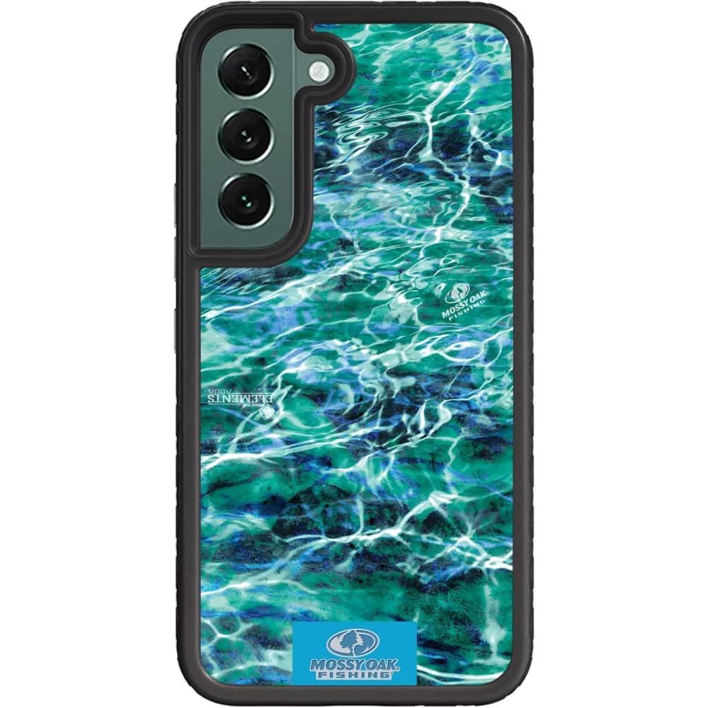 image:imagecellhelmet Mossy Oak  Country DNA  DualLayer Case in Deep Sea Blue Designed for Galaxy S23 Ultra Shock amp Drop Proof  Durable  As Seen on Shark TankAgua Seafoam  Onyx Black