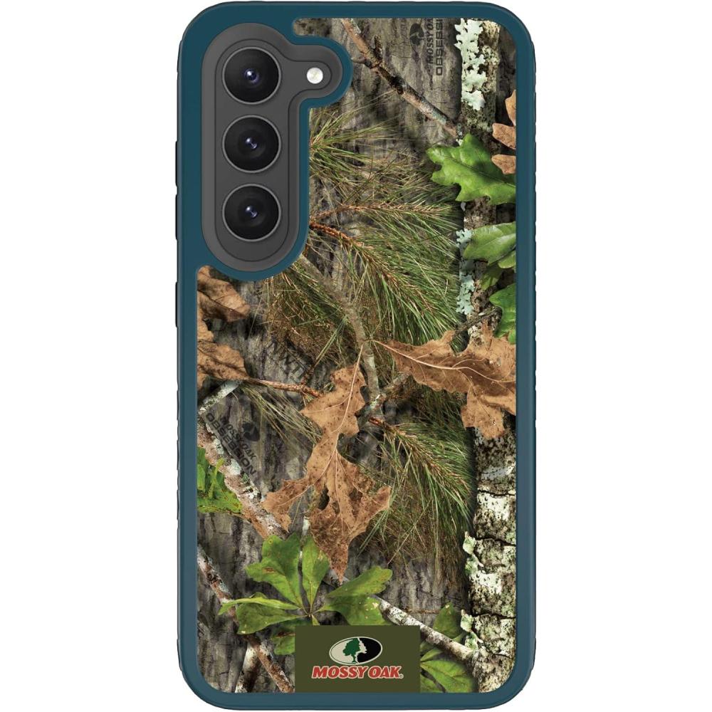 image:imagecellhelmet Mossy Oak Country DNA DualLayer Case in Deep Sea Blue Designed for Galaxy S23 Ultra Shock amp Drop Proof Durable As Seen on Shark TankObsession Deep Sea Blue