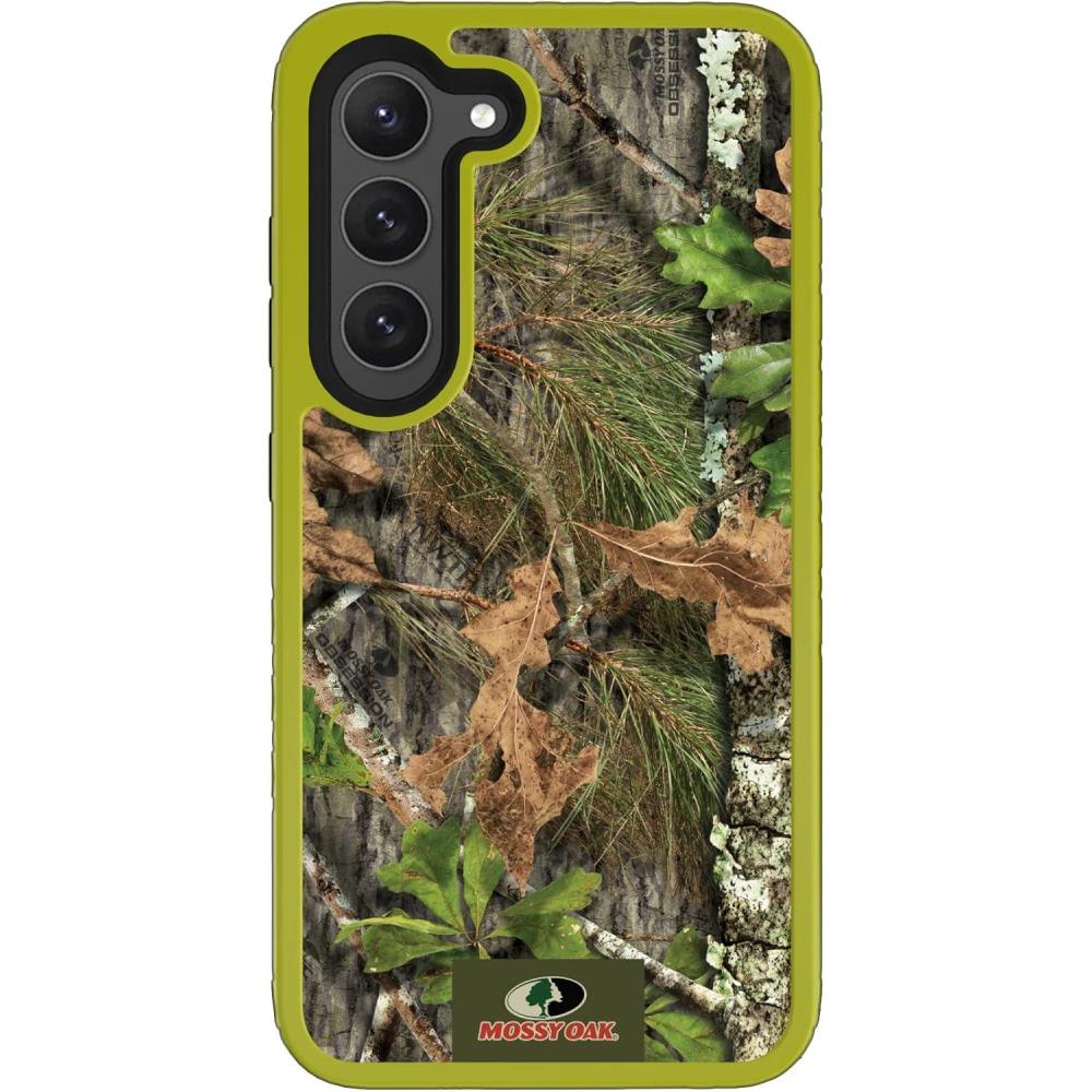 image:imagecellhelmet Mossy Oak  Country DNA  DualLayer Case in Deep Sea Blue Designed for Galaxy S23 Ultra Shock amp Drop Proof  Durable  As Seen on Shark TankObsession  Electric Lime