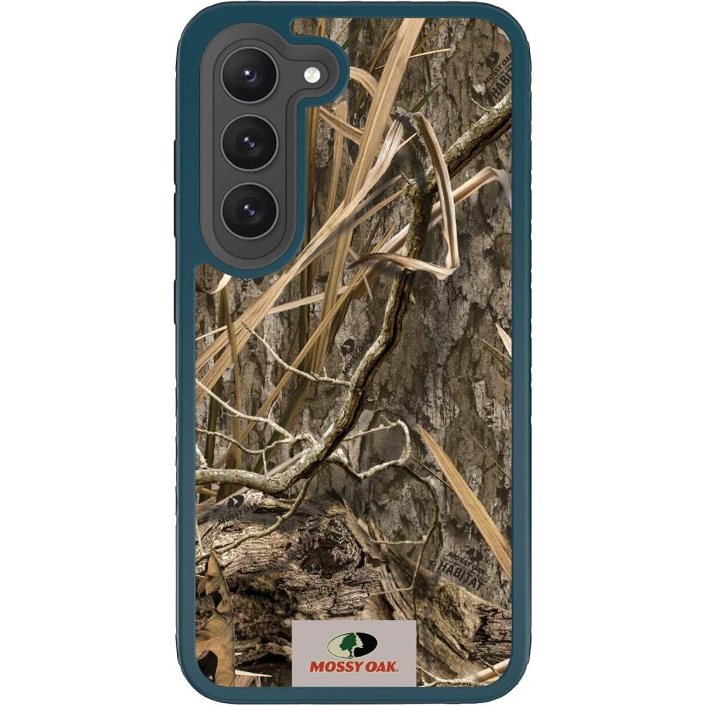 image:imagecellhelmet Mossy Oak  Country DNA  DualLayer Case in Deep Sea Blue Designed for Galaxy S23 Ultra Shock amp Drop Proof  Durable  As Seen on Shark TankShadow Grass  Deep Sea Blue